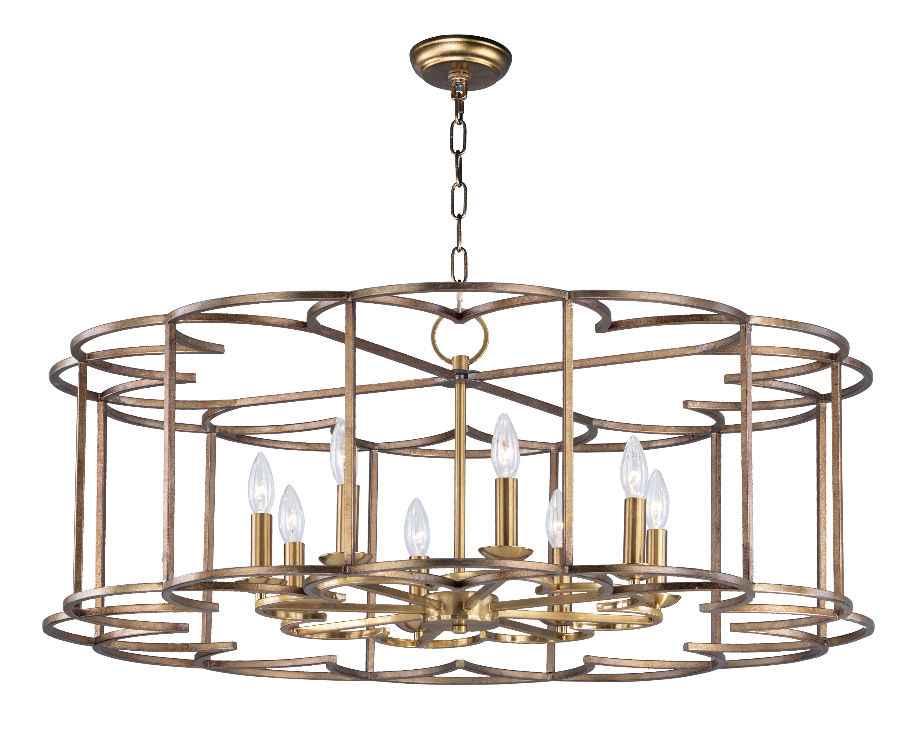 HELIX Chandelier Bronze - 24734BZF | MAXIM / ET2