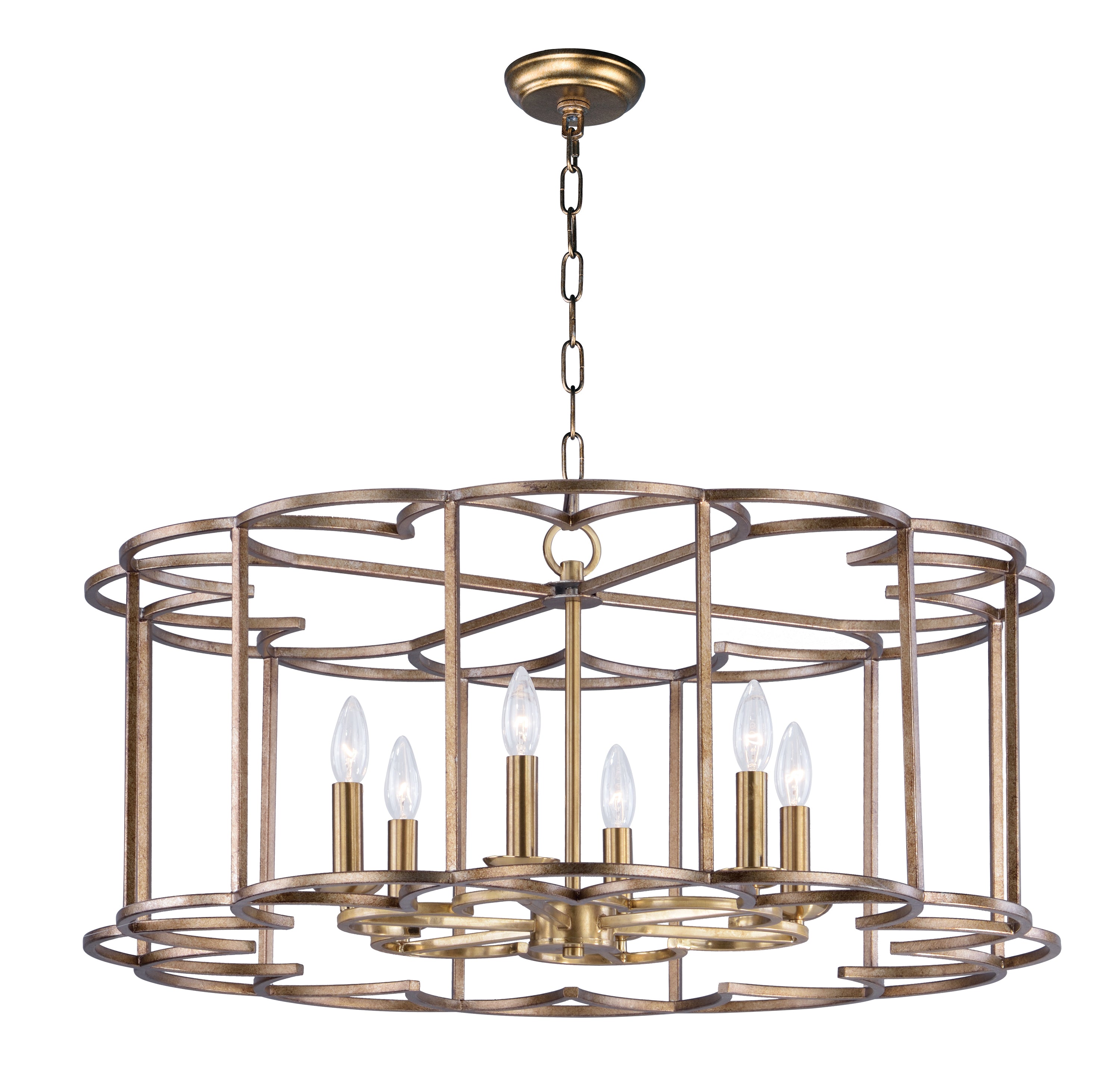 HELIX Chandelier Bronze - 24735BZF | MAXIM / ET2