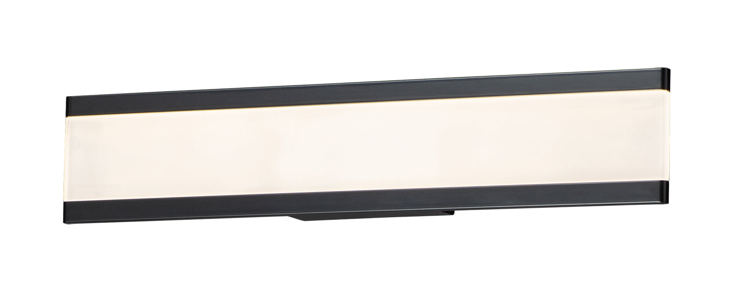 VISOR Bathroom sconce Black INTEGRATED LED - 24754FTBK | MAXIM/ET2