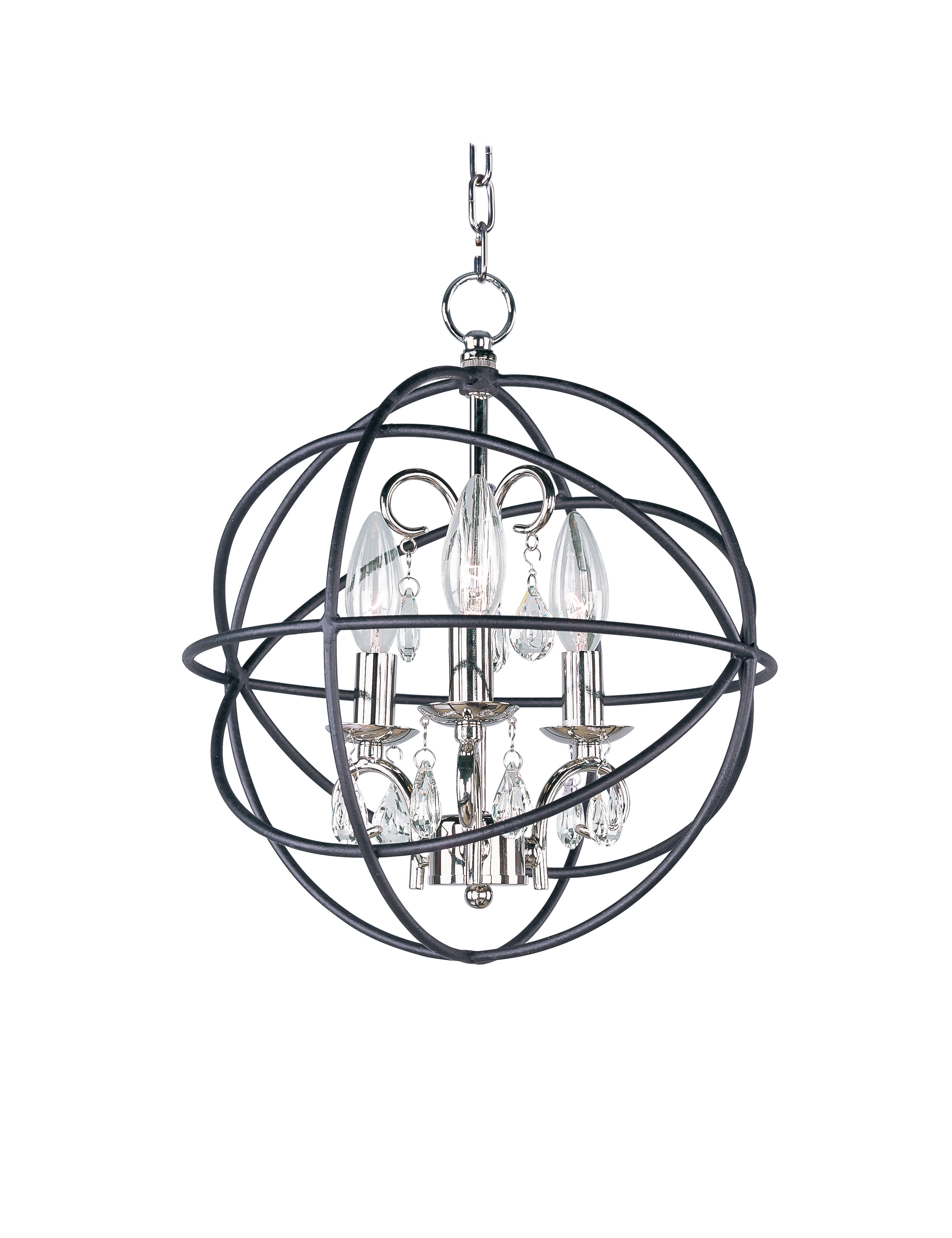 ORBIT Pendant Black, Nickel - 25140ARPN | MAXIM/ET2
