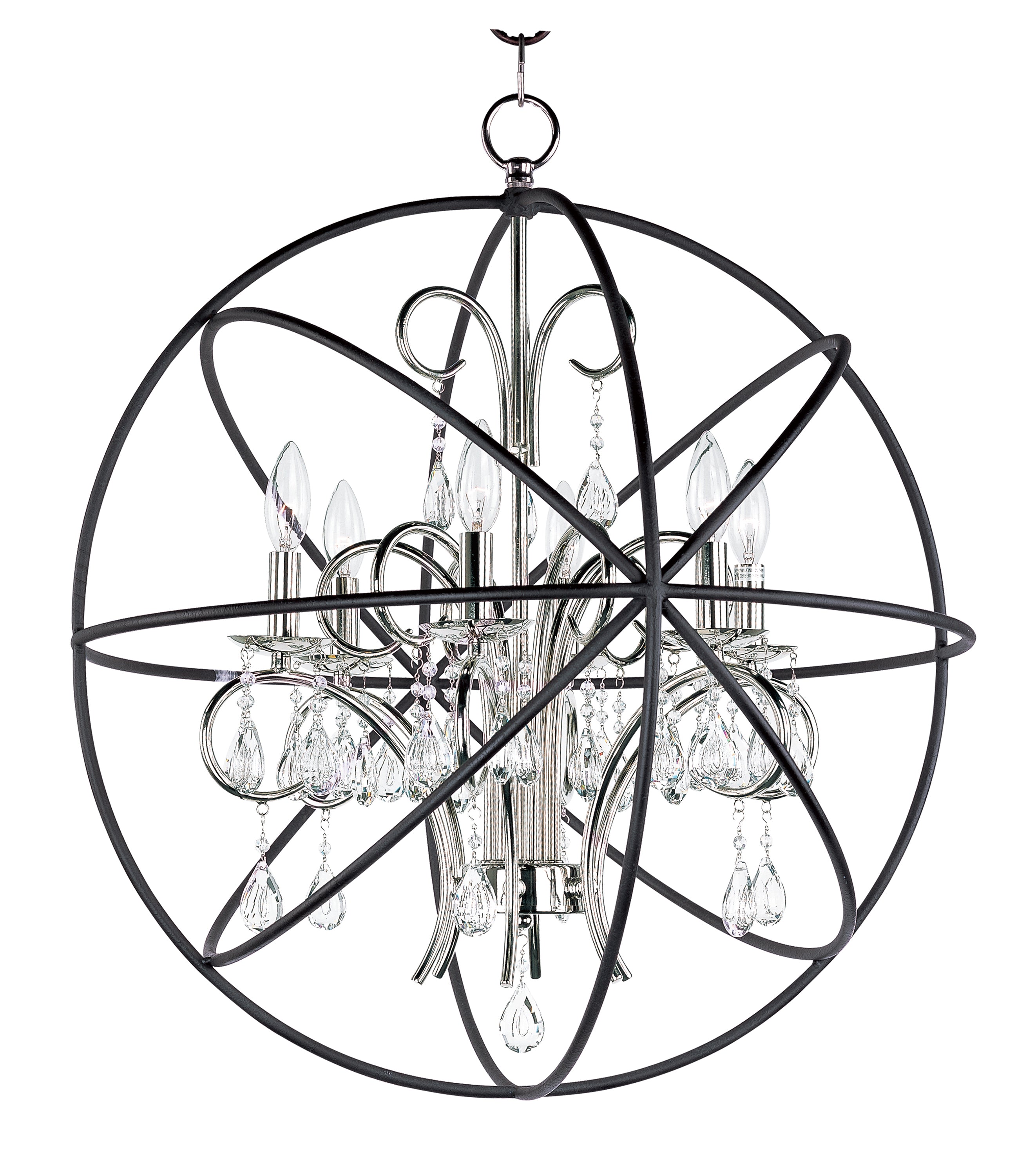 ORBIT Pendant Black, Nickel - 25144ARPN | MAXIM/ET2