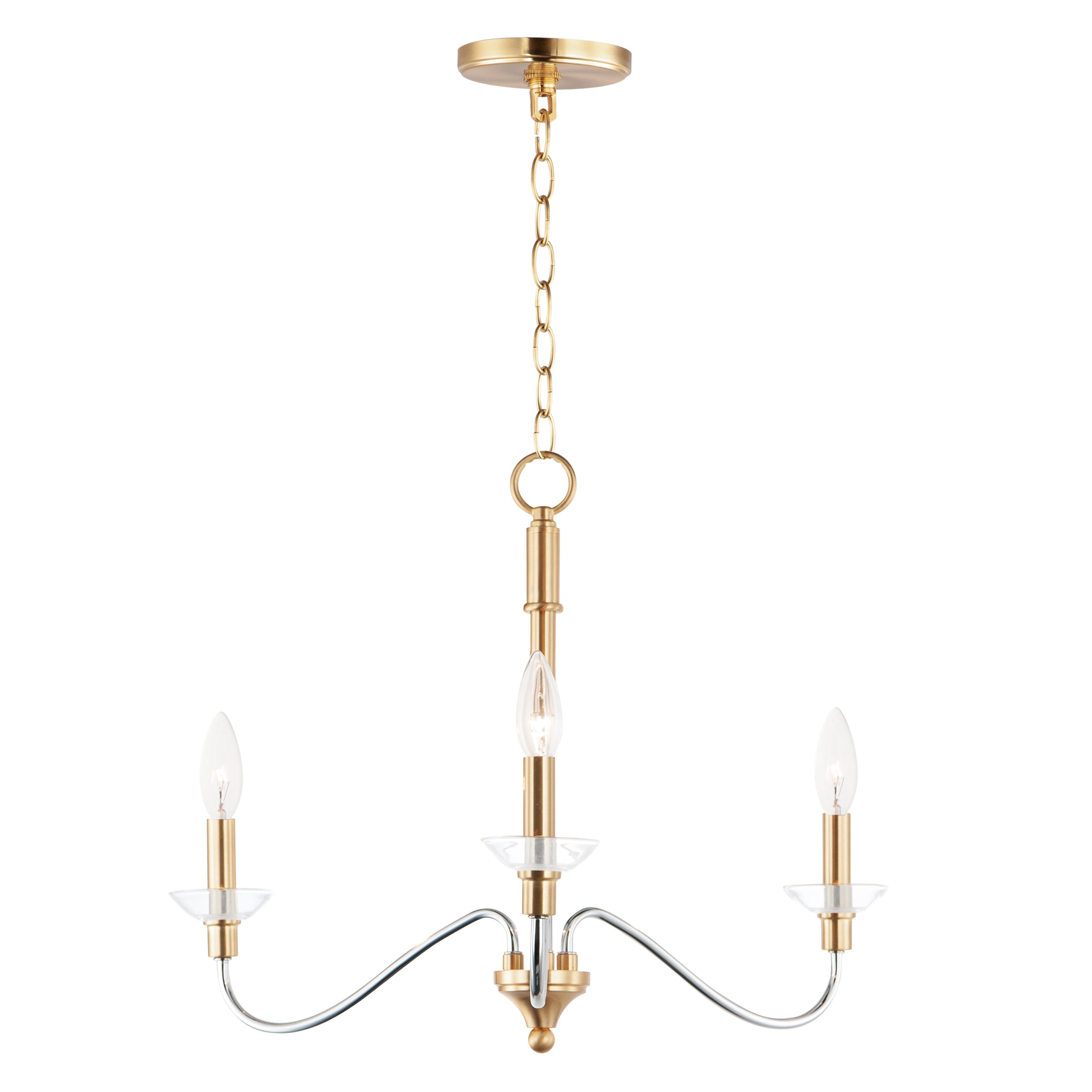 CLARION Chandelier Chrome, Or - 25373CLPCSBR | MAXIM / ET2