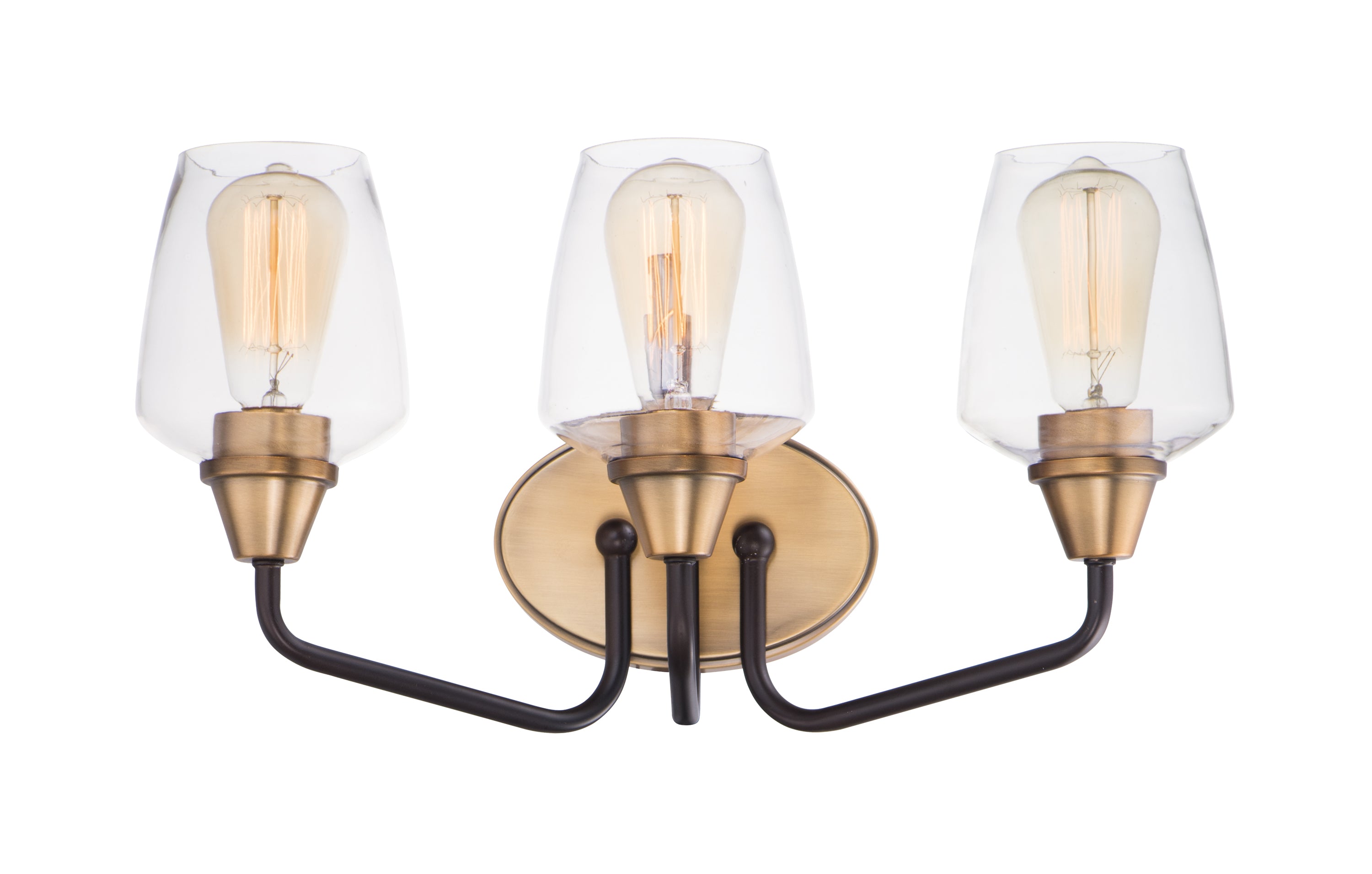 GOBLET Bathroom sconce Bronze, Gold - 26122CLBZAB | MAXIM/ET2
