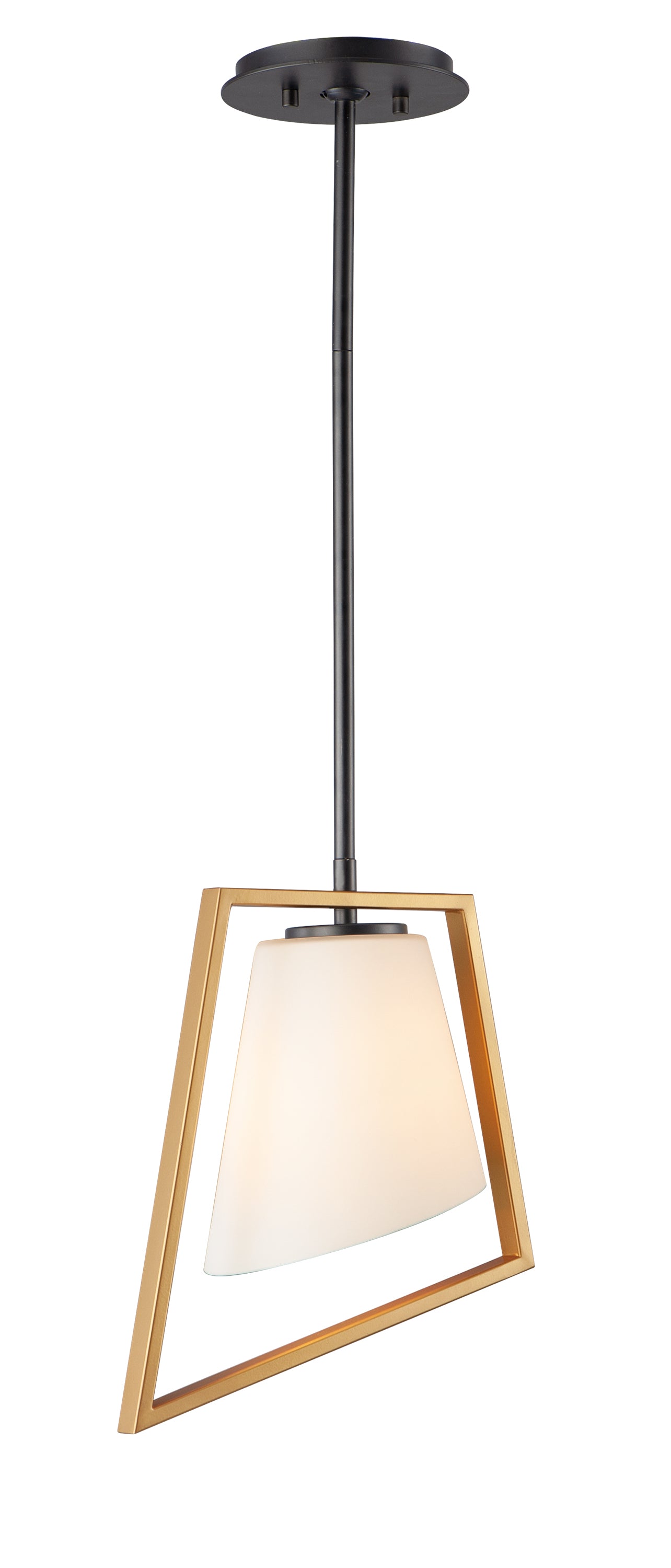 OBLIQUE Pendant Gold, Black - 26351SWGLDBK | MAXIM/ET2