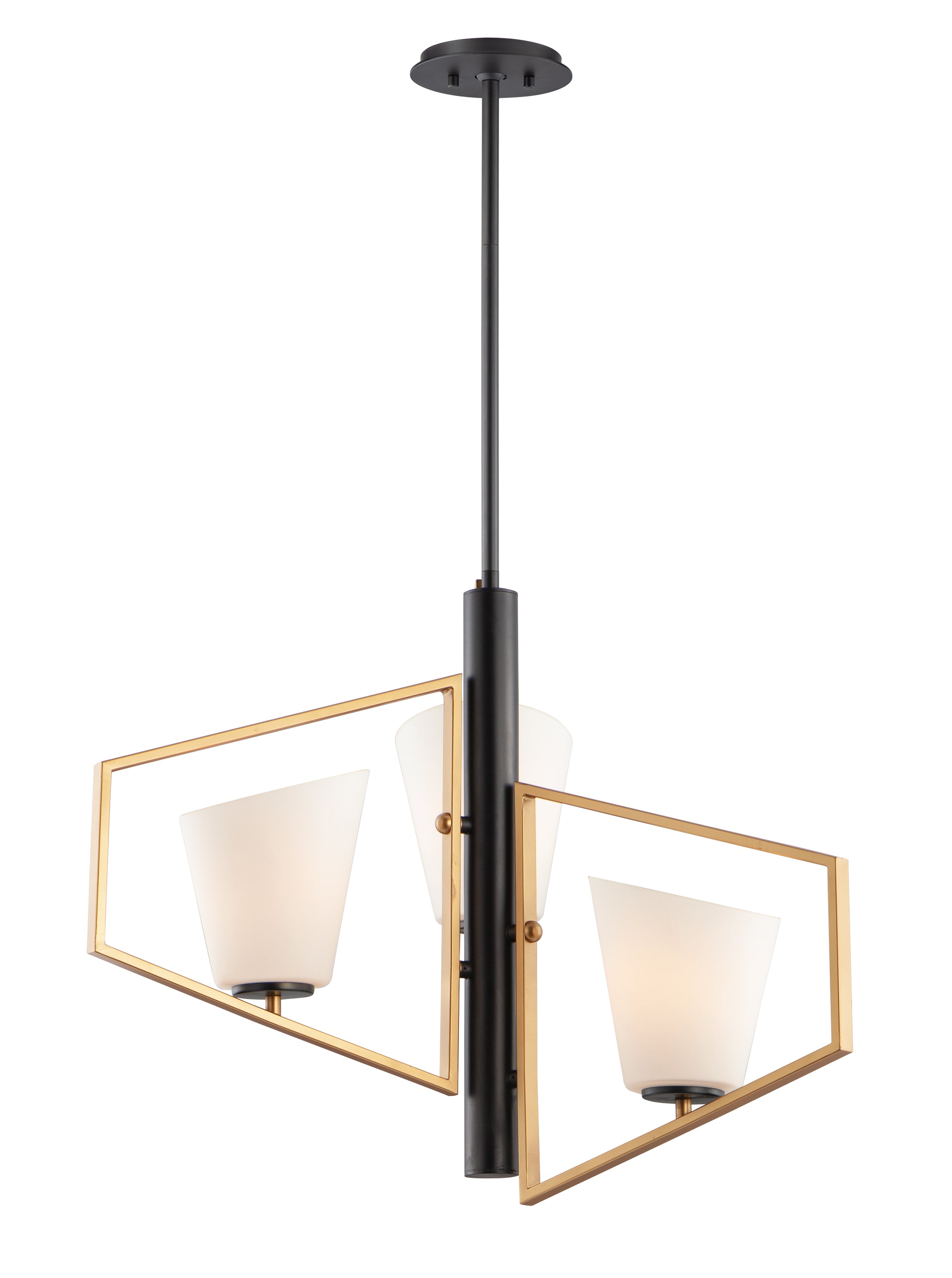 OBLIQUE Pendant Gold, Black - 26353SWGLDBK | MAXIM/ET2