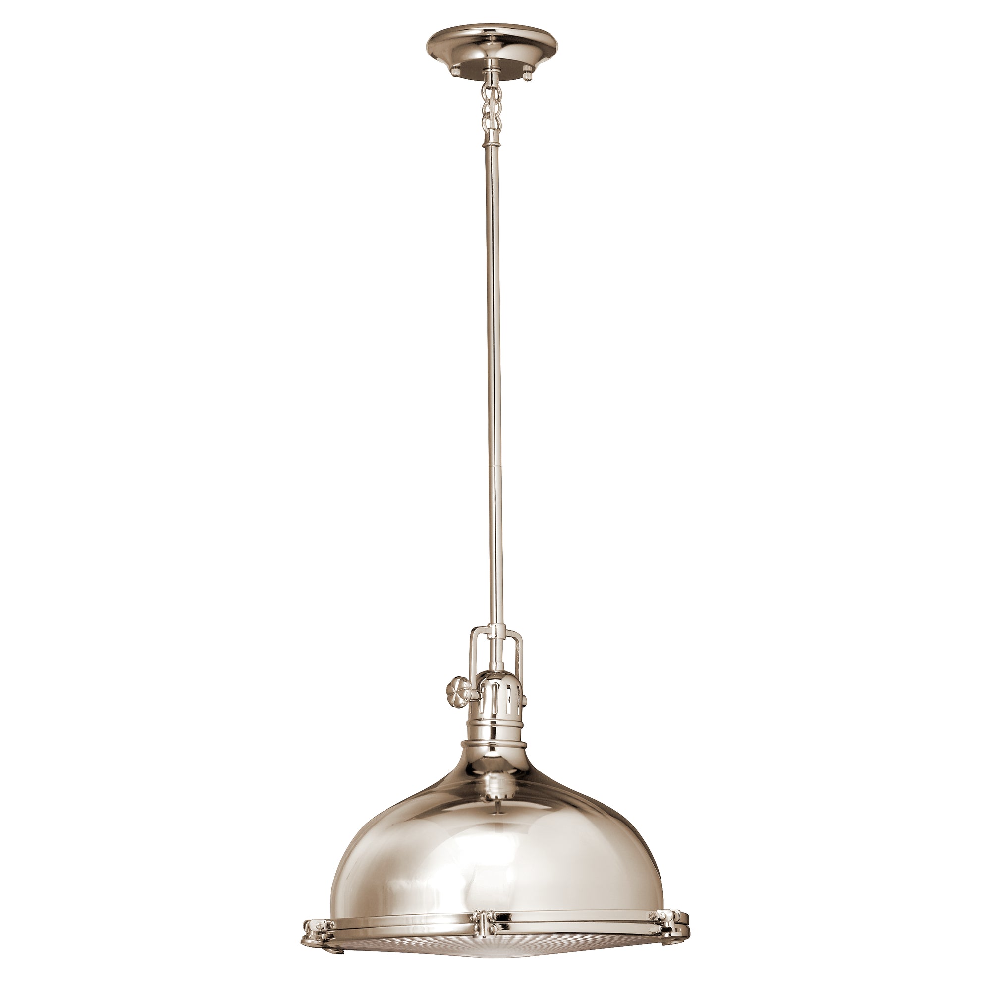 HATTERAS-BAY Suspension simple Nickel - 2666PN | KICHLER
