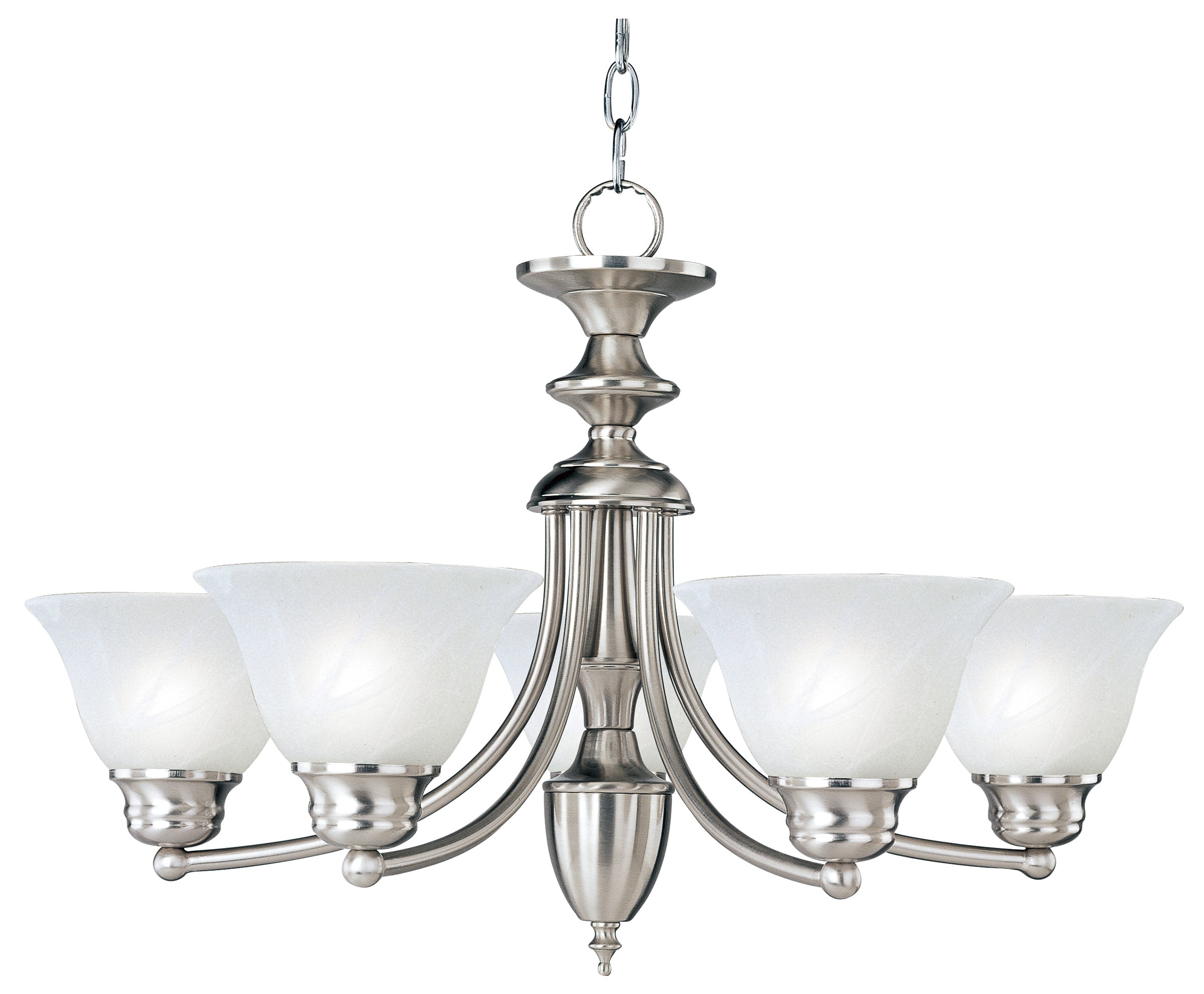 MALAGA Chandelier Nickel - 2699MRSN | MAXIM/ET2