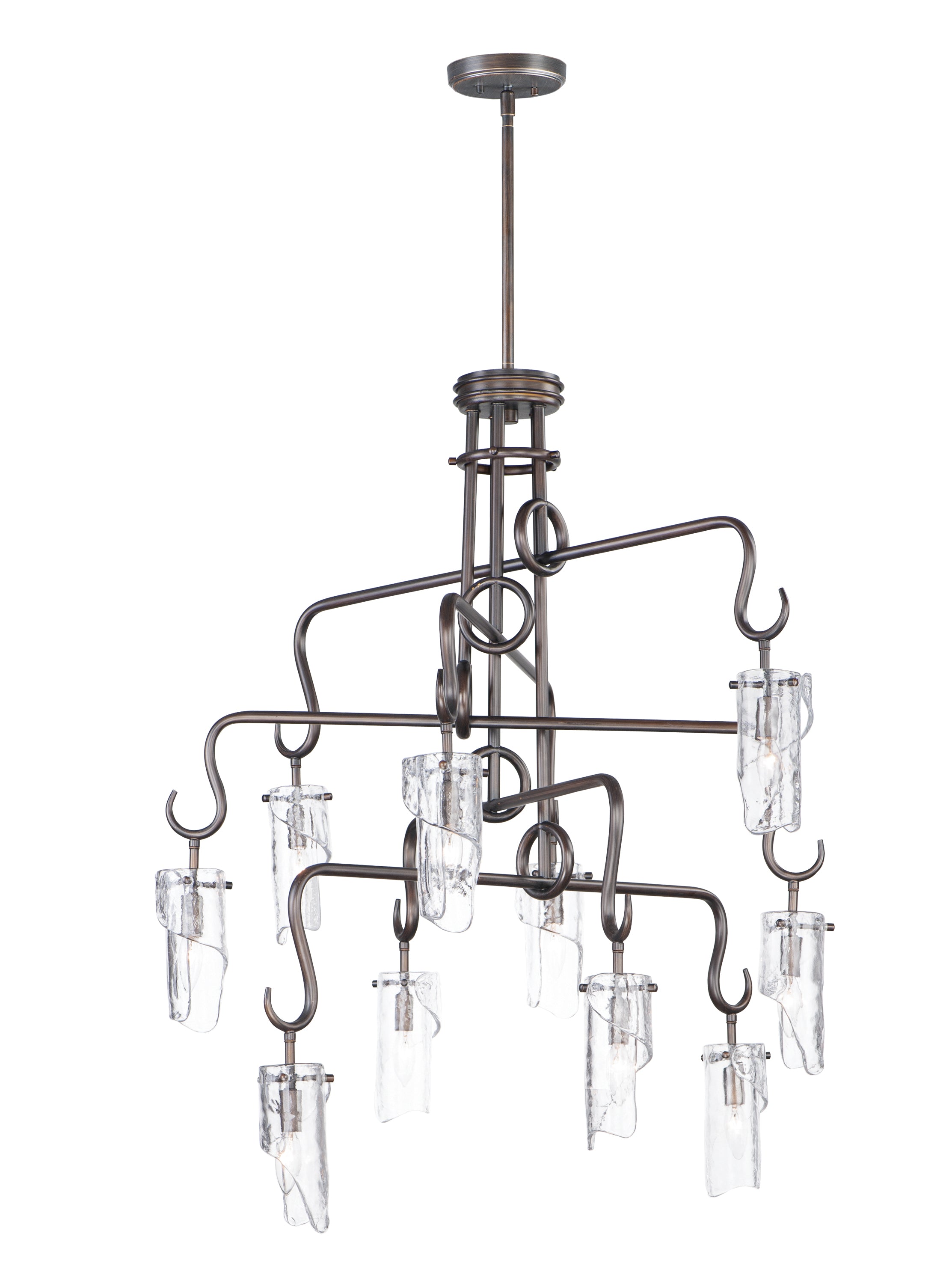 CITADEL Chandelier Bronze - 27607CLCHB | MAXIM/ET2
