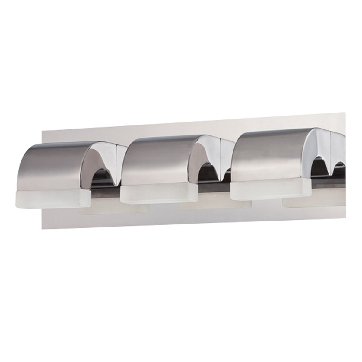 NEWPORT Murale salle de bain Chrome DEL INTÉGRÉ - 28097-013 | EUROFASE