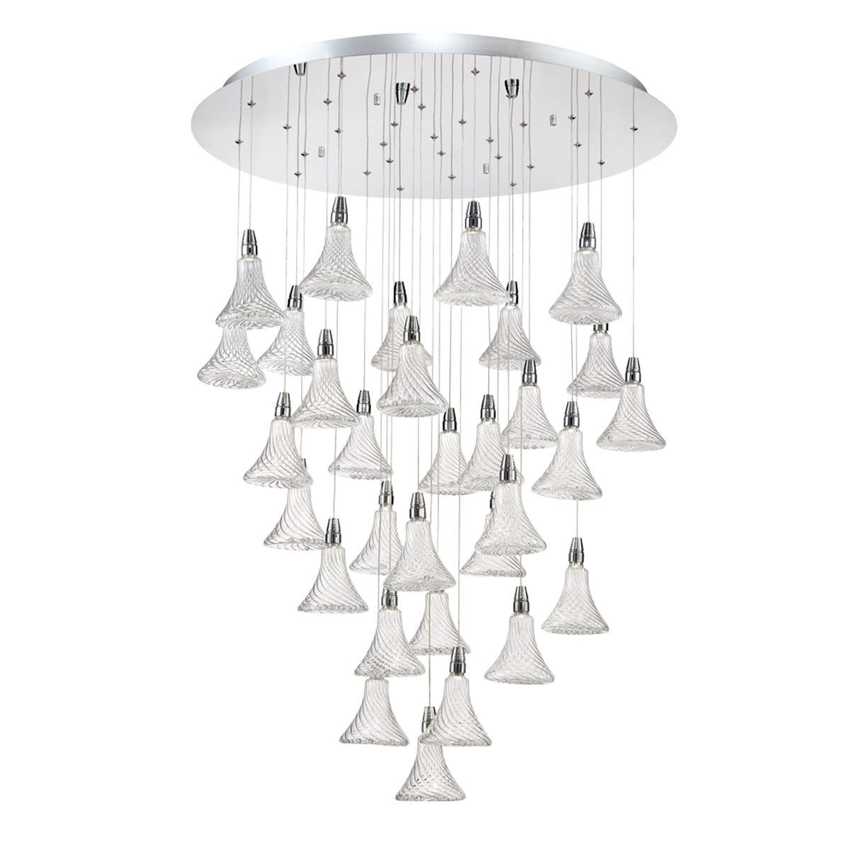 ALTA Chandelier Chrome DEL INTÉGRÉ - 28226-017 | EUROFASE