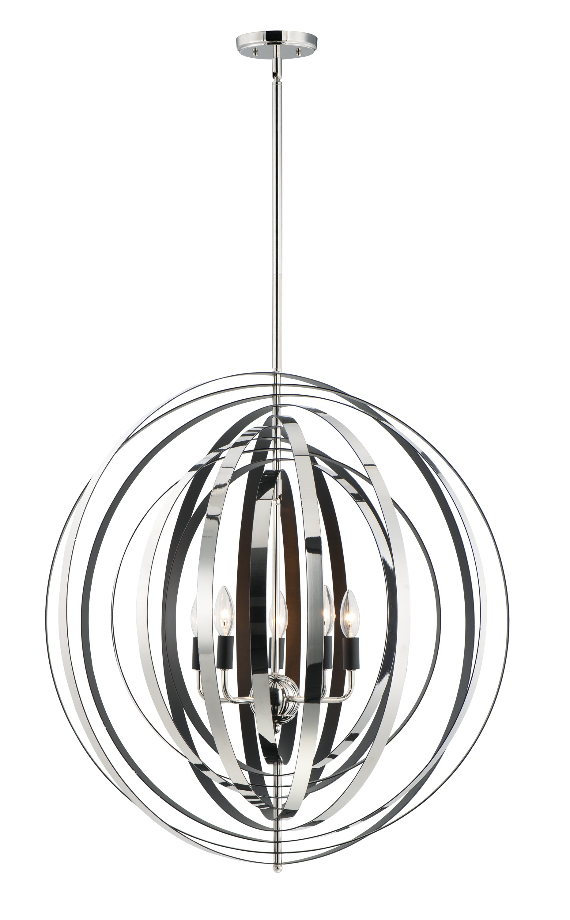 RADIAL Pendant Nickel, Black - 28675PNBK | MAXIM/ET2