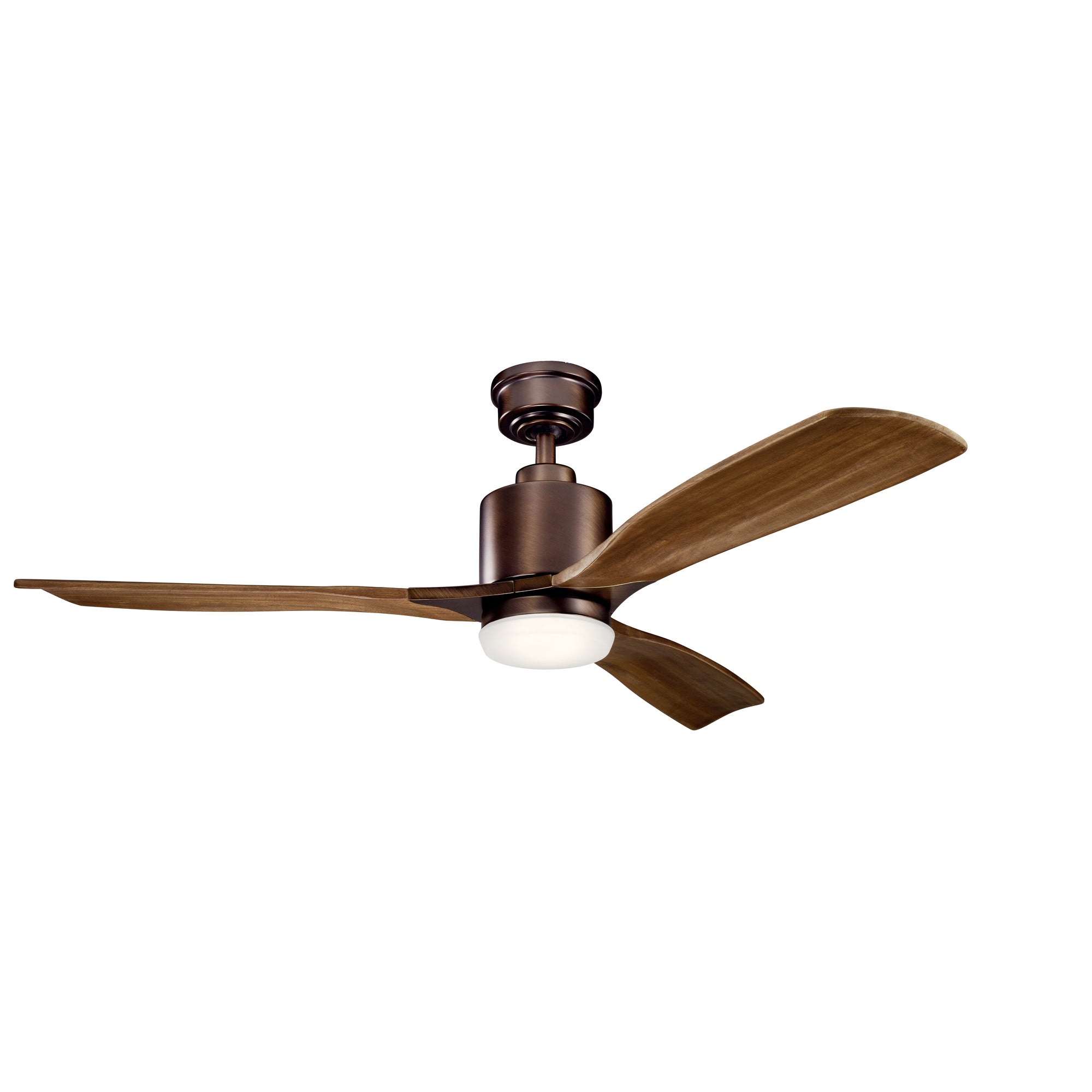 RIDLEYII Ventilateur Bronze DEL INTÉGRÉ - 300027OBB | KICHLER