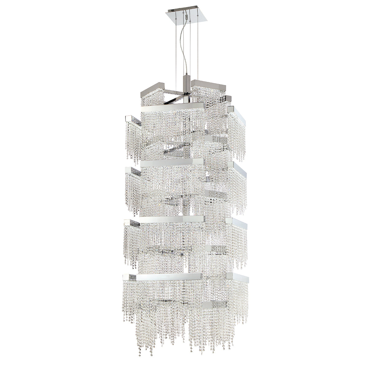 ROSSI Chandelier Chrome DEL INTÉGRÉ - 30007-017 | EUROFASE