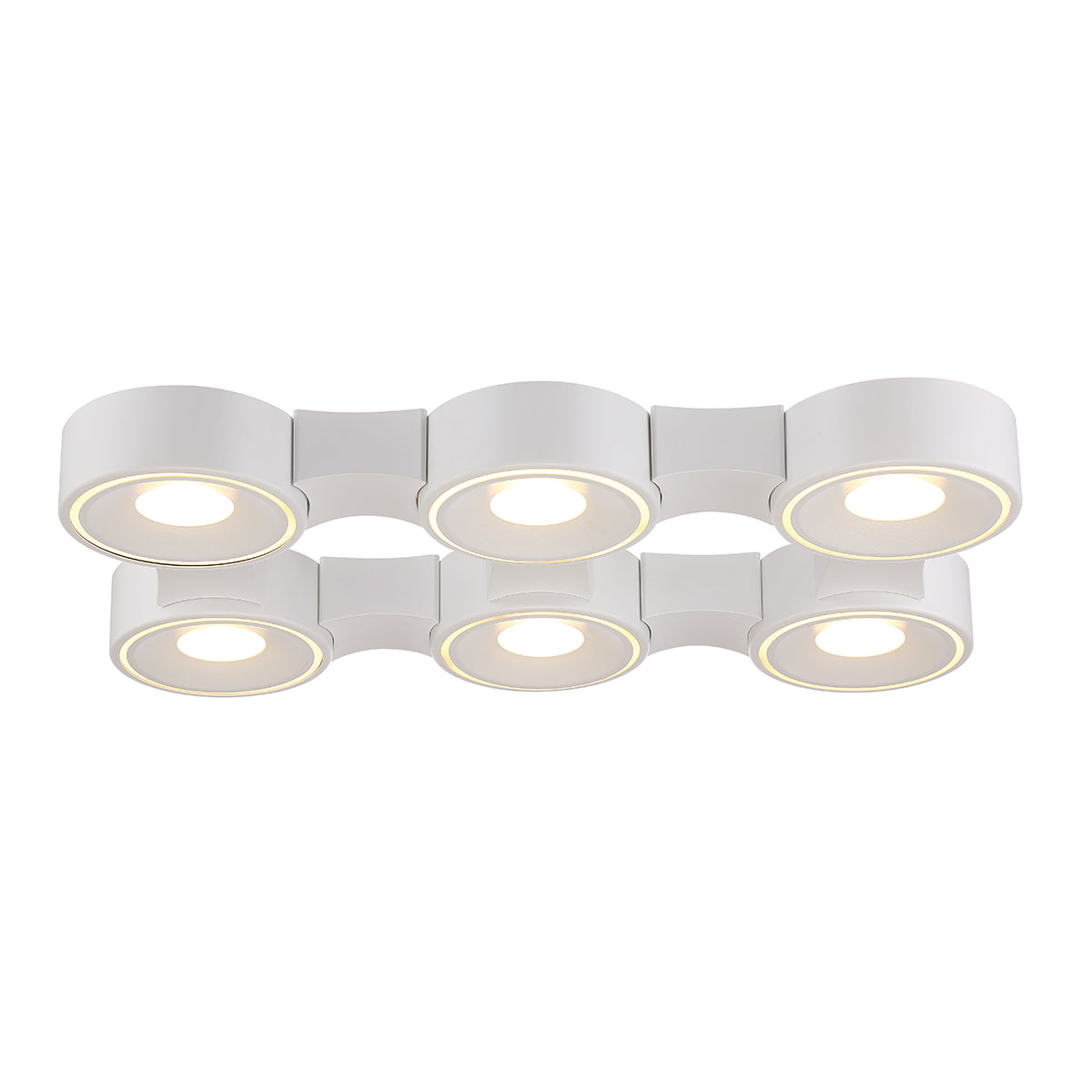 STAVRO Plafonnier Blanc DEL INTÉGRÉ - 30278-011 | EUROFASE