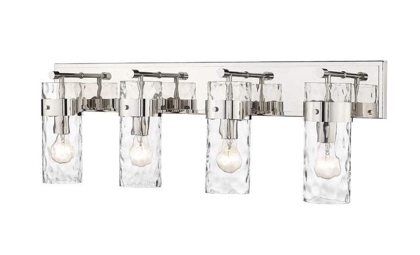 FONTAINE Bathroom wall sconce Nickel - 3035-4V-PN | Z-LITE