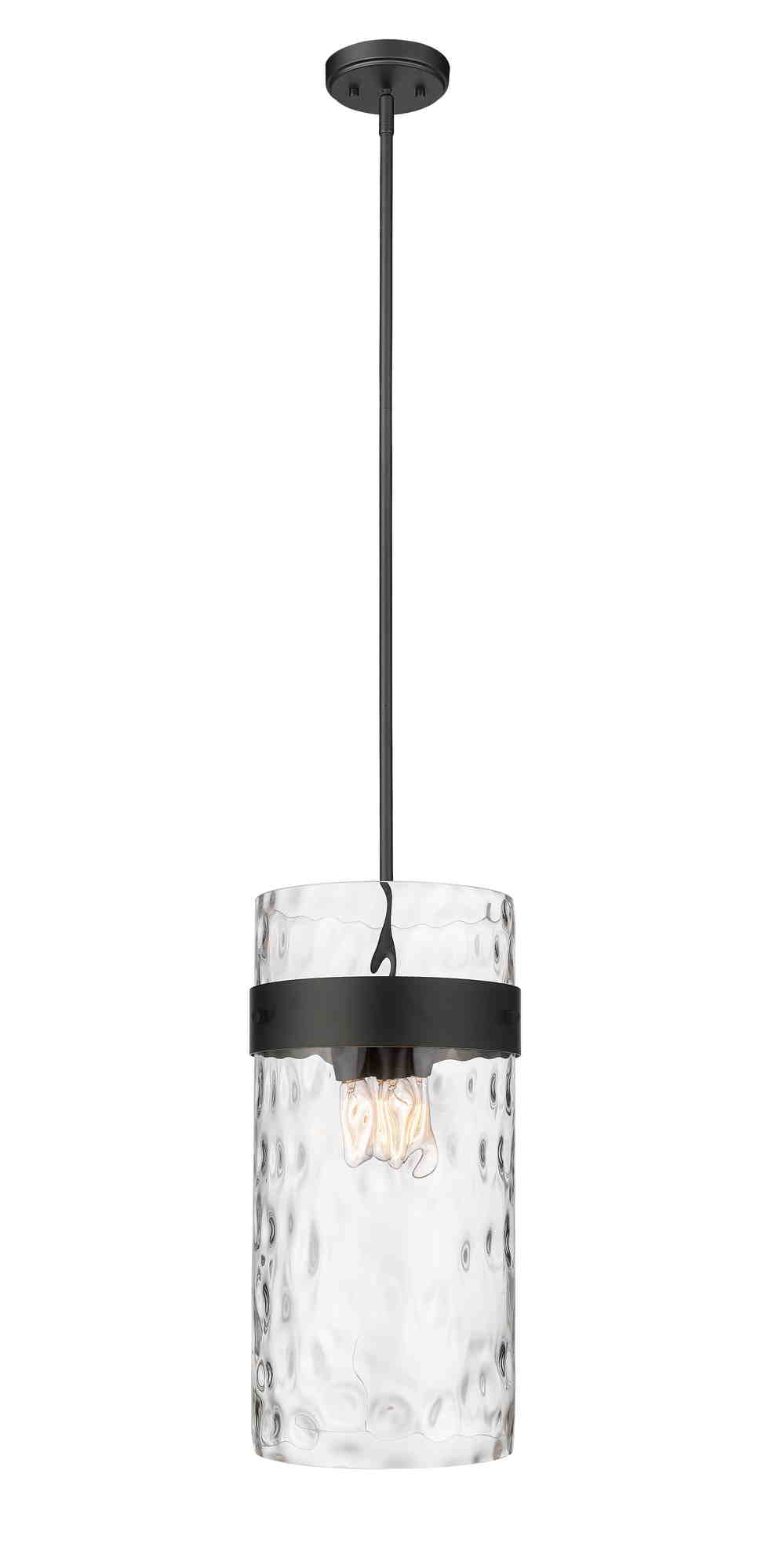 FONTAINE Suspension simple Noir - 3035P12-MB | Z-LITE