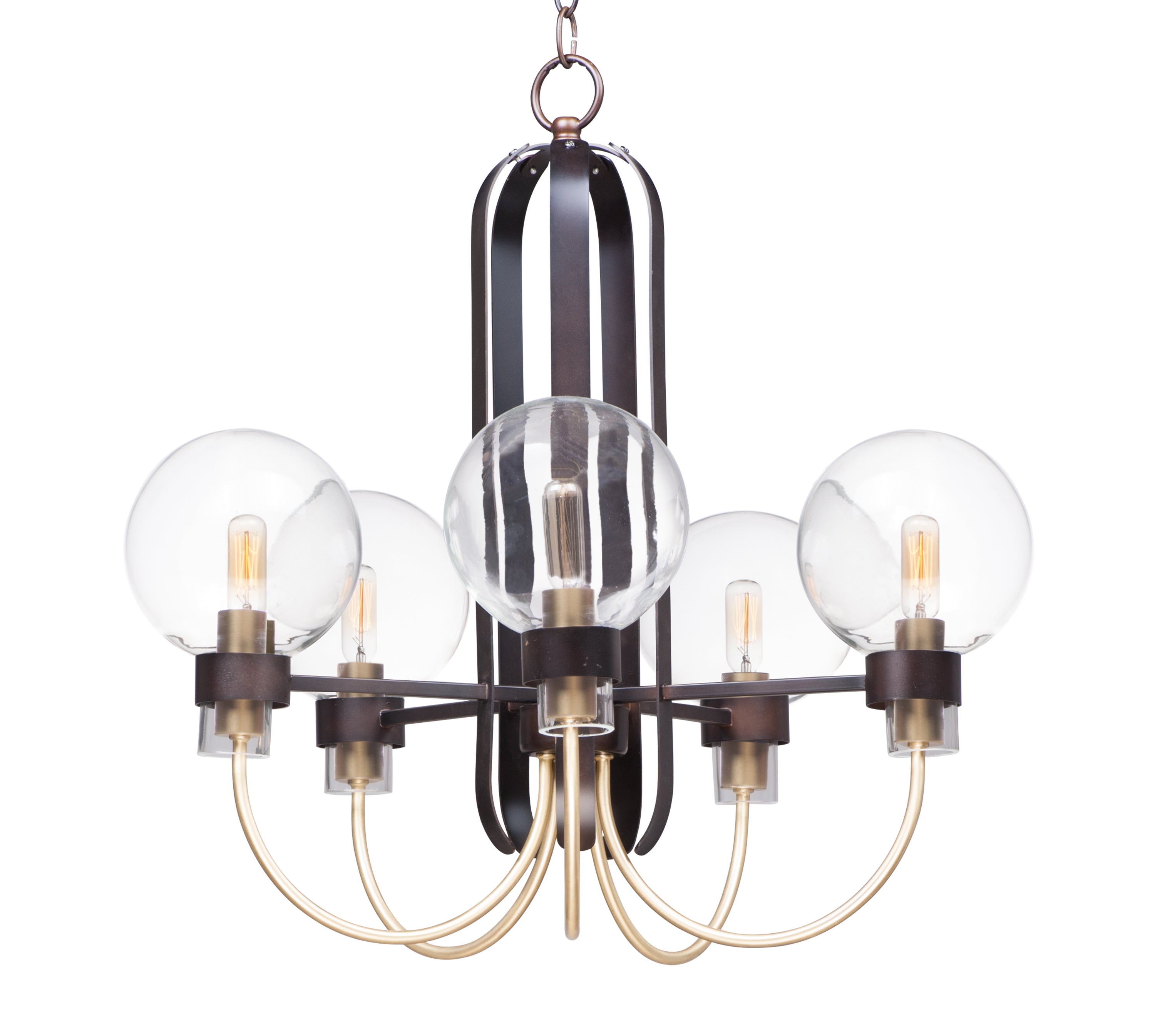 BAUHAUS Chandelier Bronze, Or - 30516CLBZSBR | MAXIM / ET2