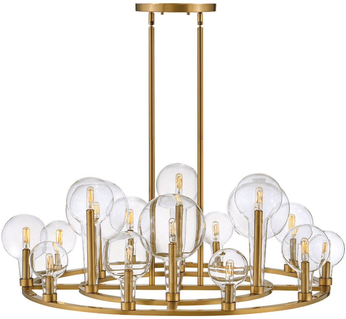 ALCHEMY Chandelier Gold - 30529LCB | HINKLEY
