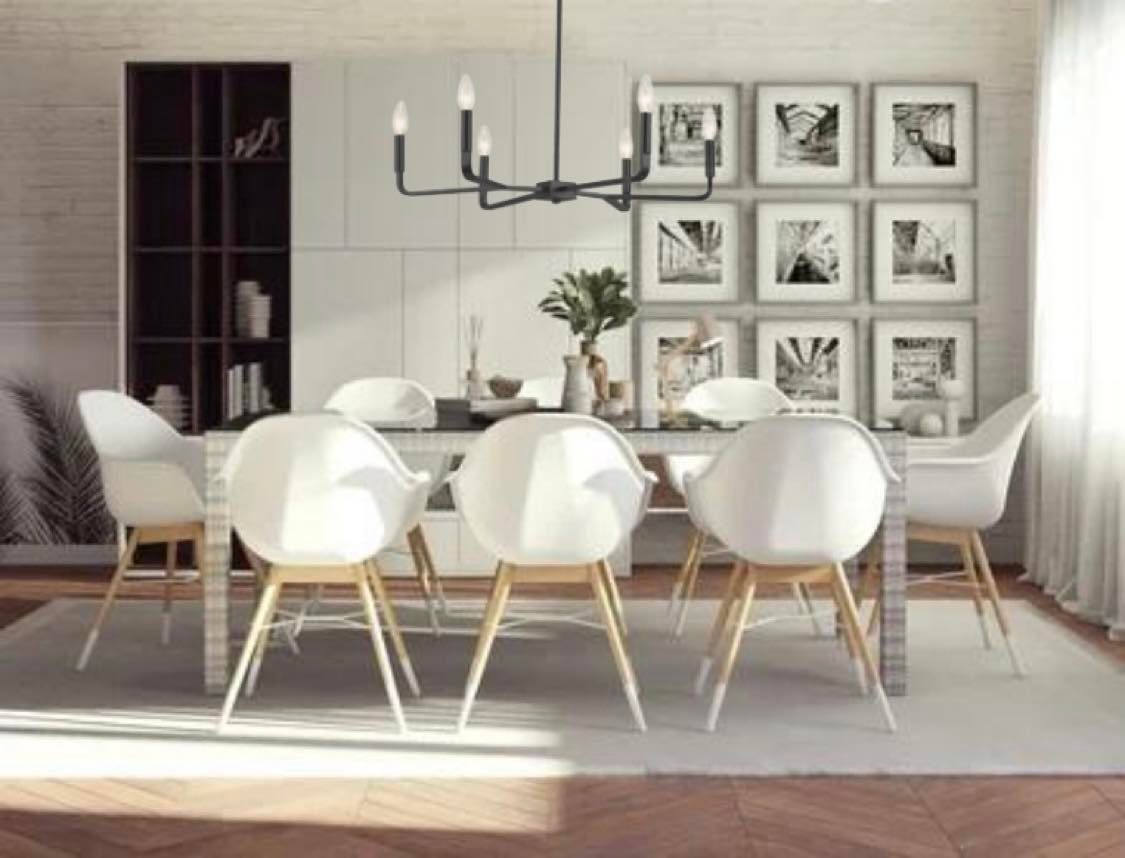 COLETTE Chandelier Noir - CLT-246-MB | DAINOLITE