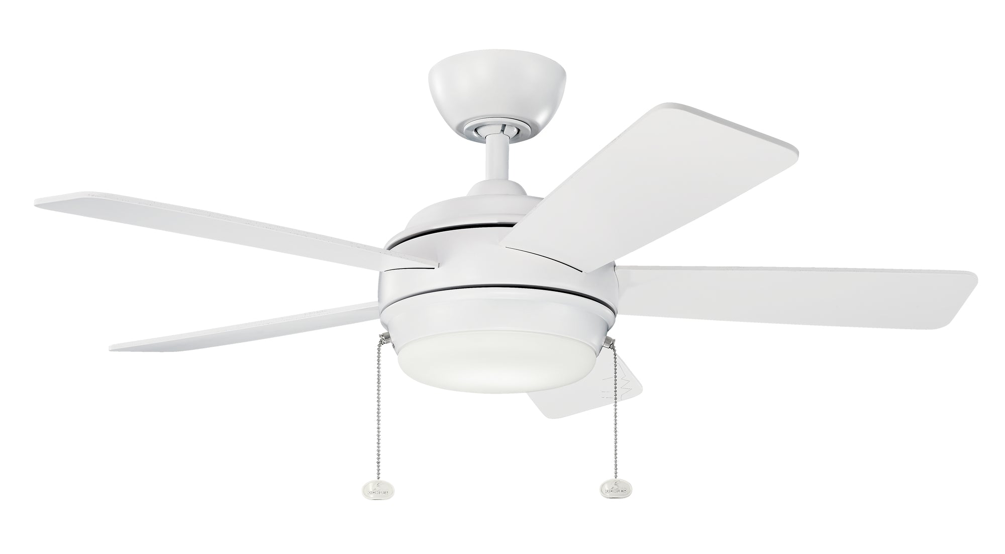 STARKK Ventilateur Blanc DEL INTÉGRÉ - 330171MWH | KICHLER