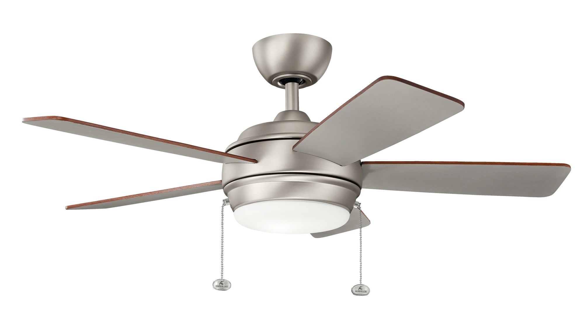 STARKK Ventilateur Nickel DEL INTÉGRÉ - 330171NI | KICHLER