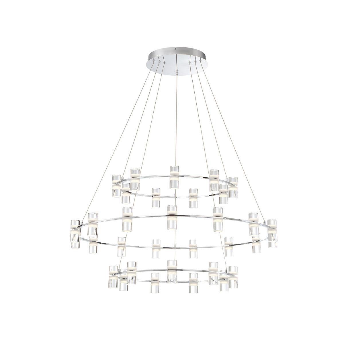 NETTO Chandelier Chrome - 33726-014 INTEGRATED LED | EUROFASE