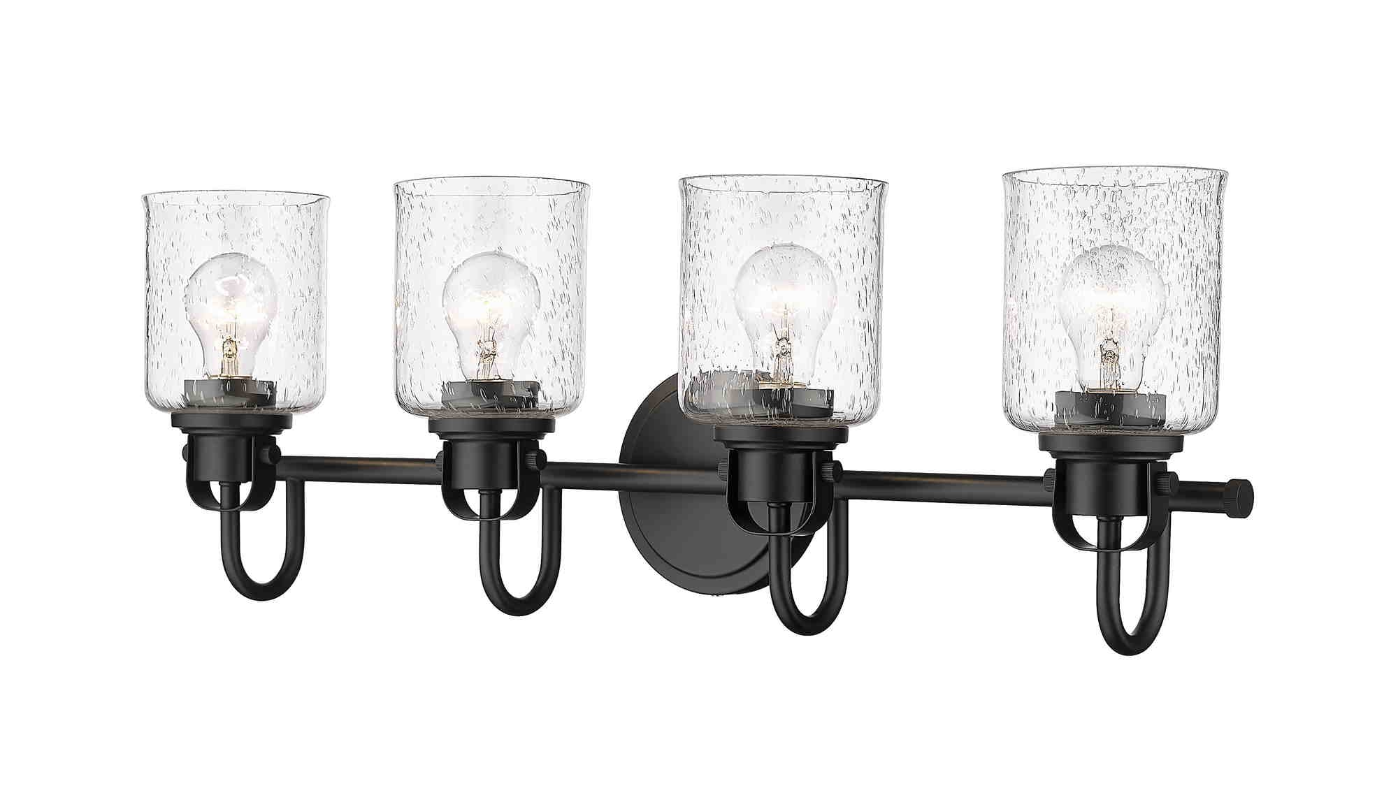 KINSLEY Murale salle de bain Noir - 340-4V-MB | Z-LITE