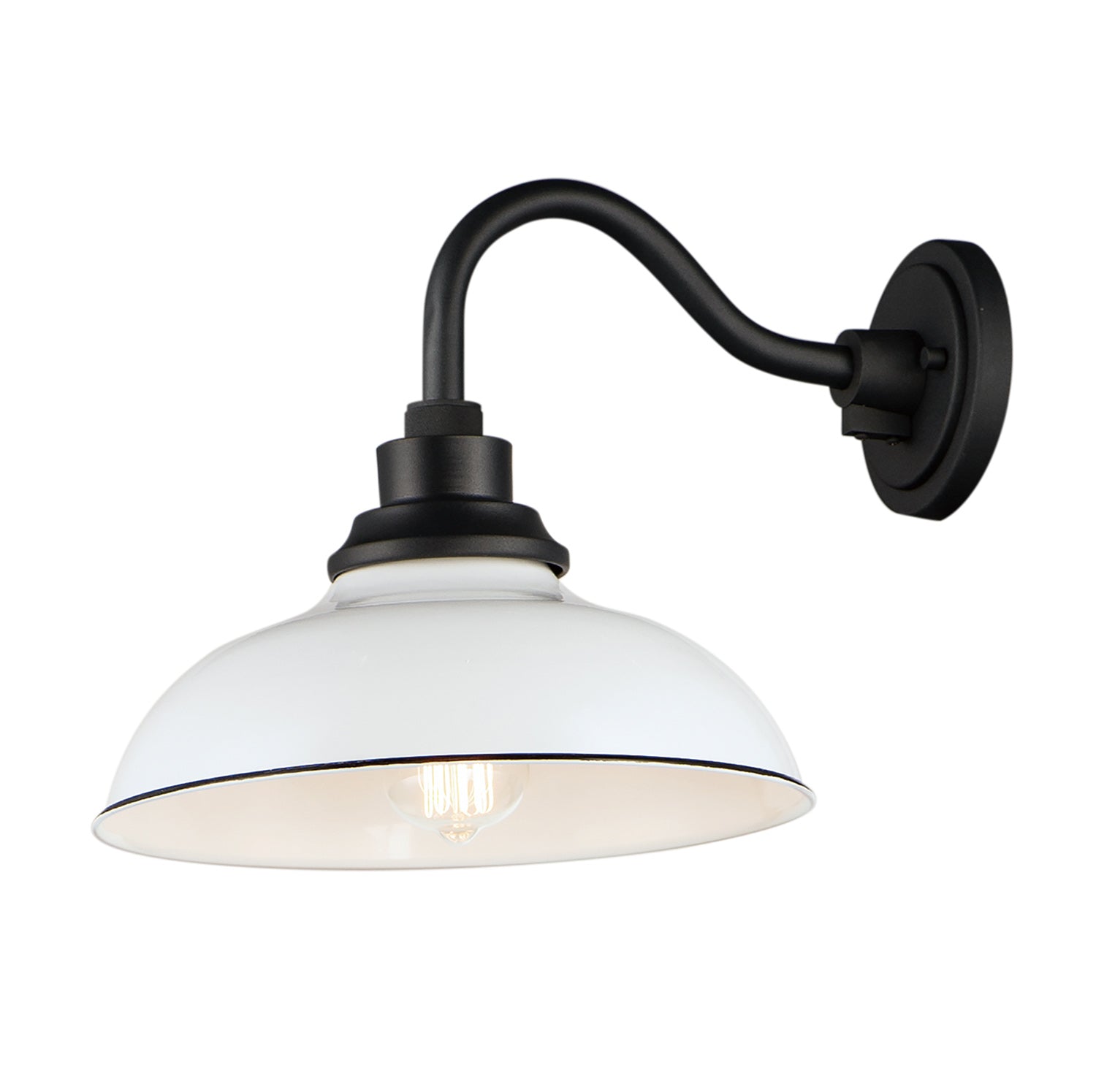 GRANVILLE Outdoor sconce White, Black - 35114WTBK | MAXIM/ET2