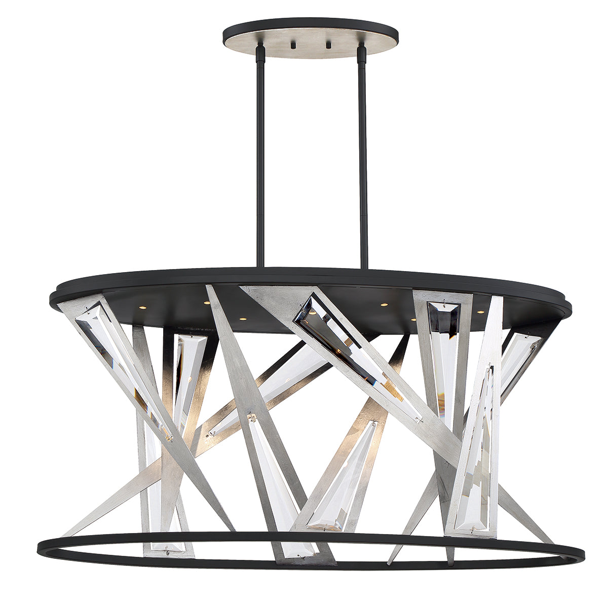 SARISE Chandelier Black - 35645-016 INTEGRATED LED | EUROFASE