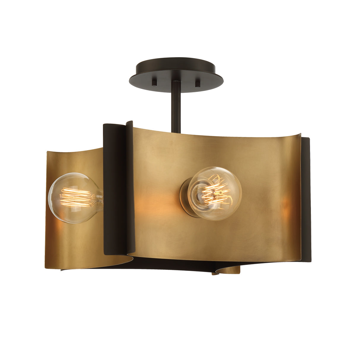 METALLO Semi-Flush mount Bronze - 38154-027 | EUROFASE