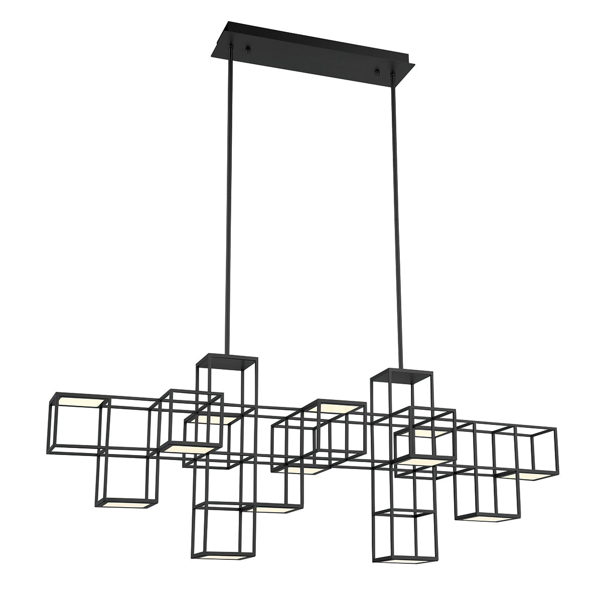 FERRO Chandelier Noir - 38257-021 | EUROFASE