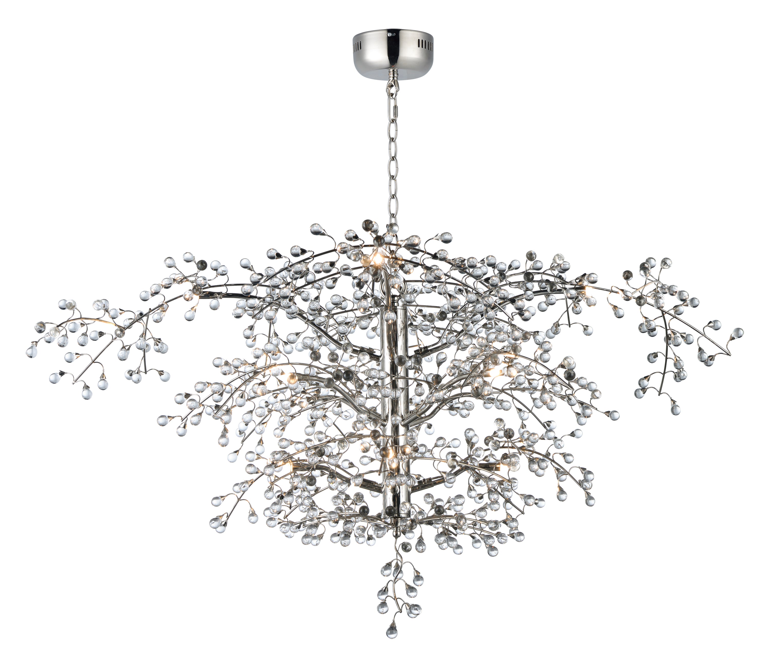 CLUSTER Chandelier Nickel - 38506CLPN | MAXIM/ET2