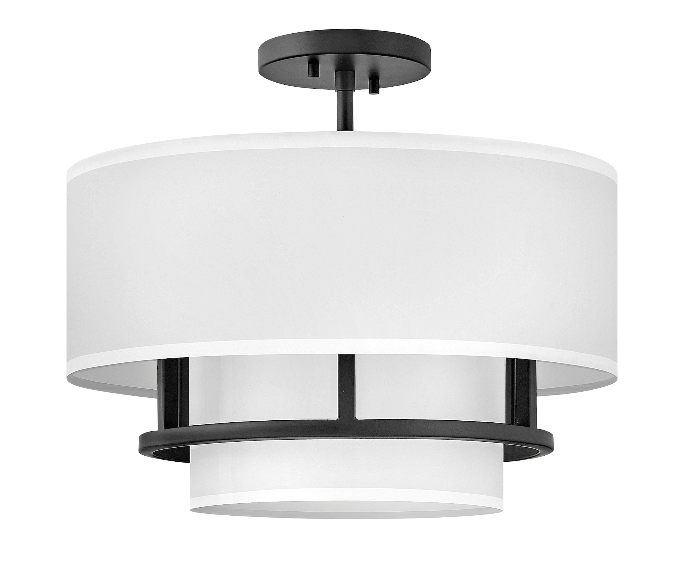 GRAHAM Flush mount Black - 38893BK | HINKLEY