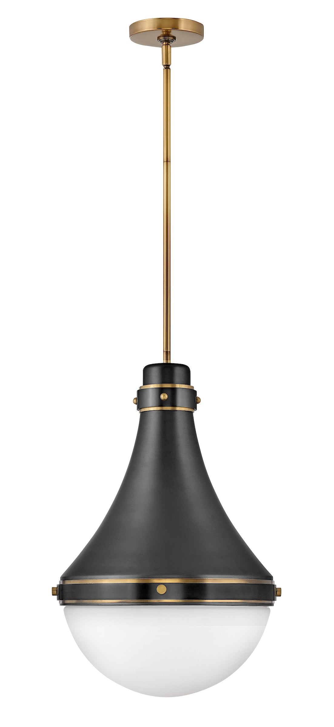 OLIVER Suspension simple Noir - 39054BK | HINKLEY