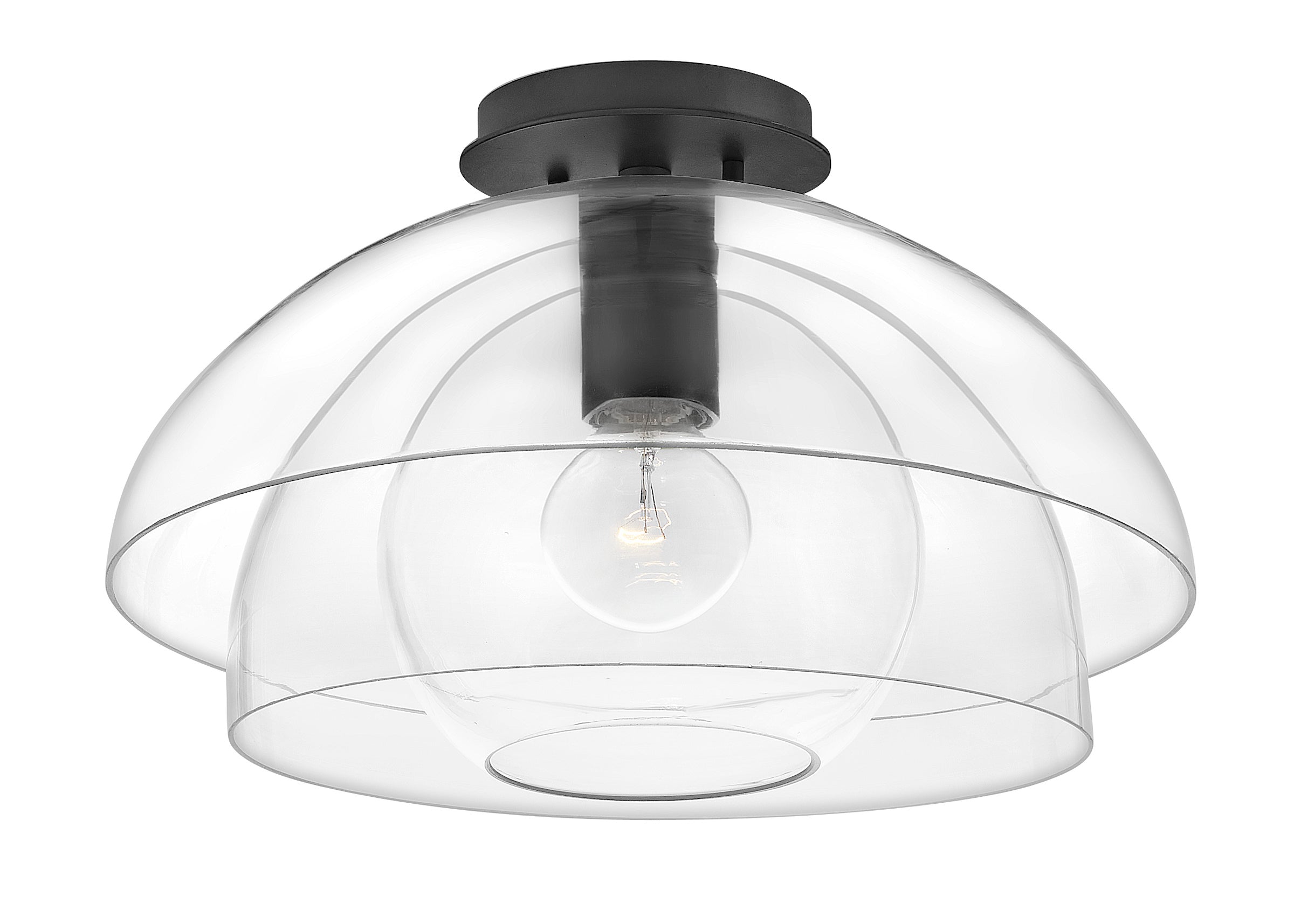 LOTUS Plafonnier Noir - 39061BLK | HINKLEY