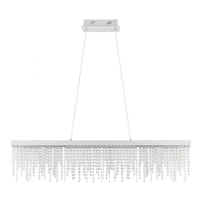 Antelao Pendant Chrome, Crystal INTEGRATED LED - 39284A | EGLO