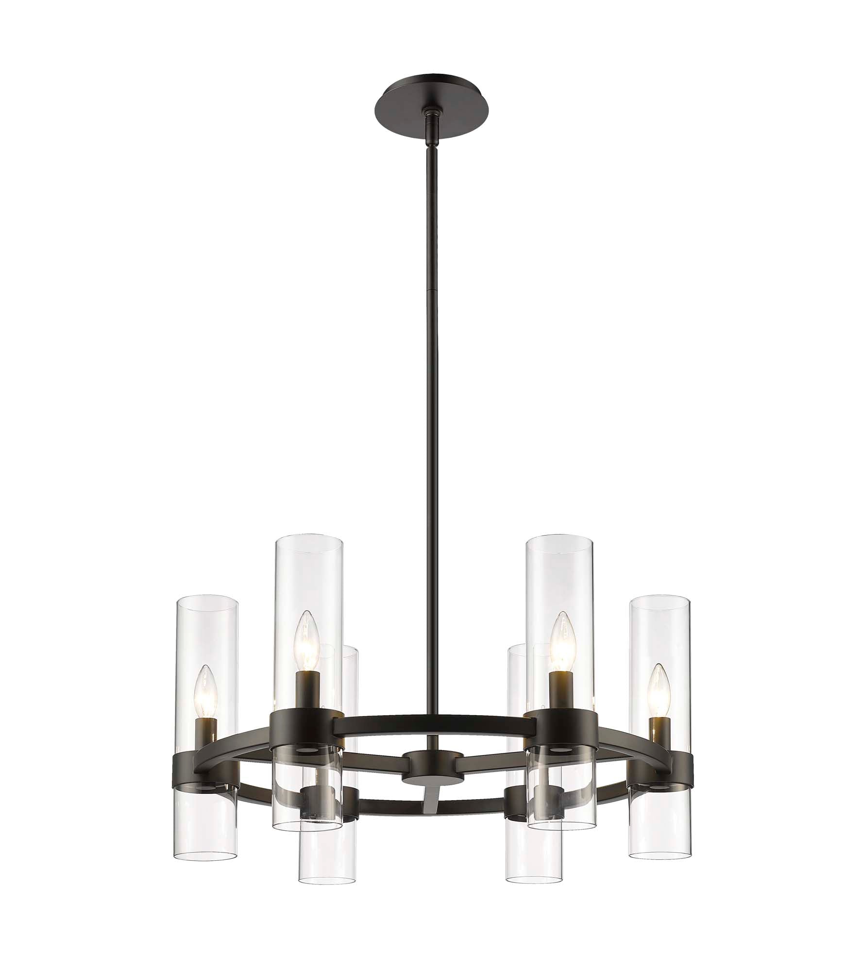 DATUS Chandelier Noir - 4008-6MB | Z-LITE