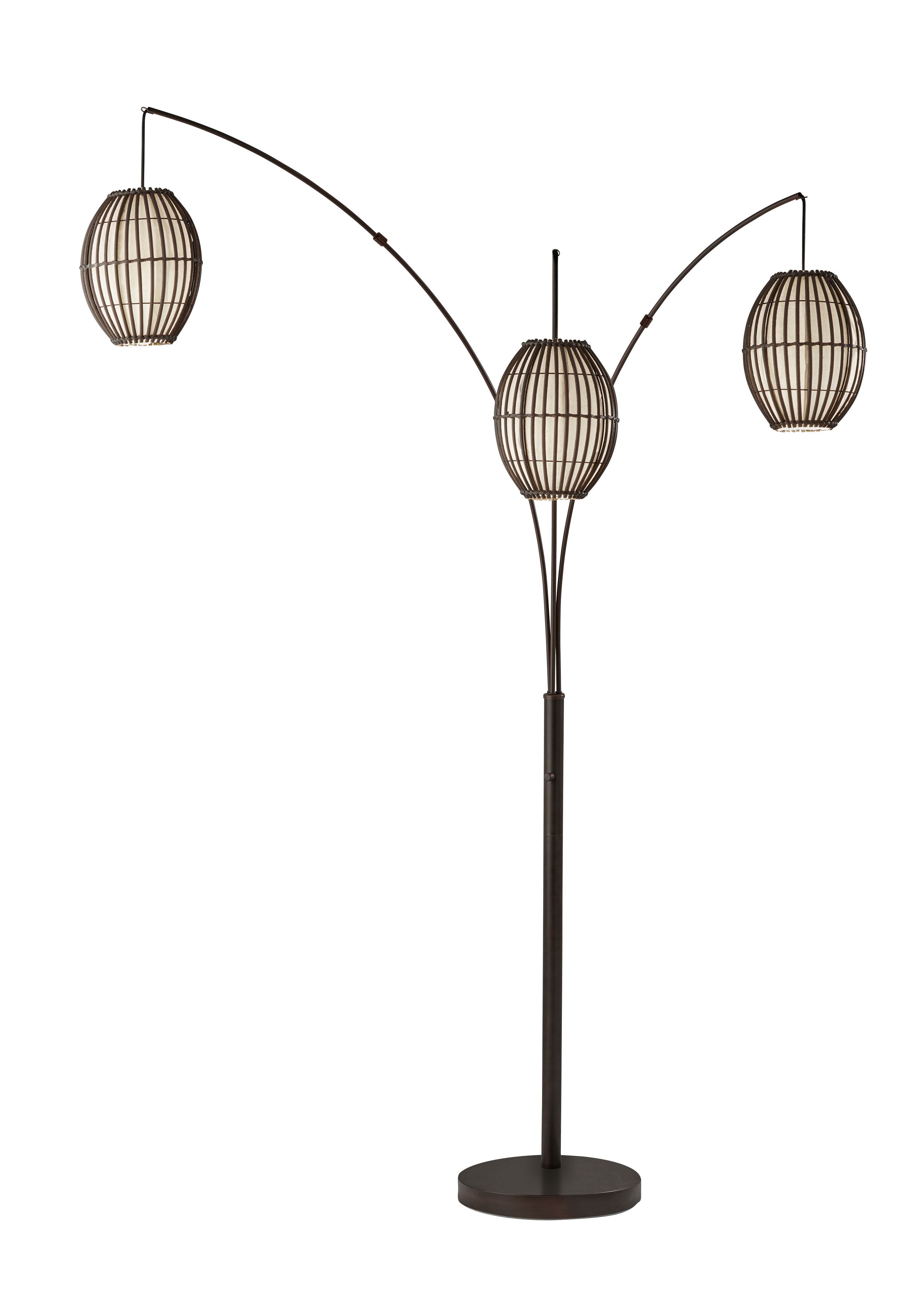 BELLA Lampe sur pied Bronze - 4026-26 | ADESSO