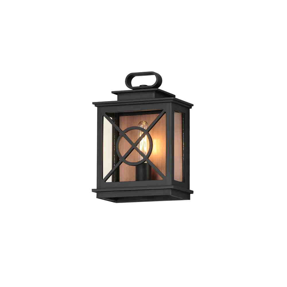 YORKTOWNVX Outdoor wall sconce Black, Bronze - 40802CLACPBK | MAXIM/ET3