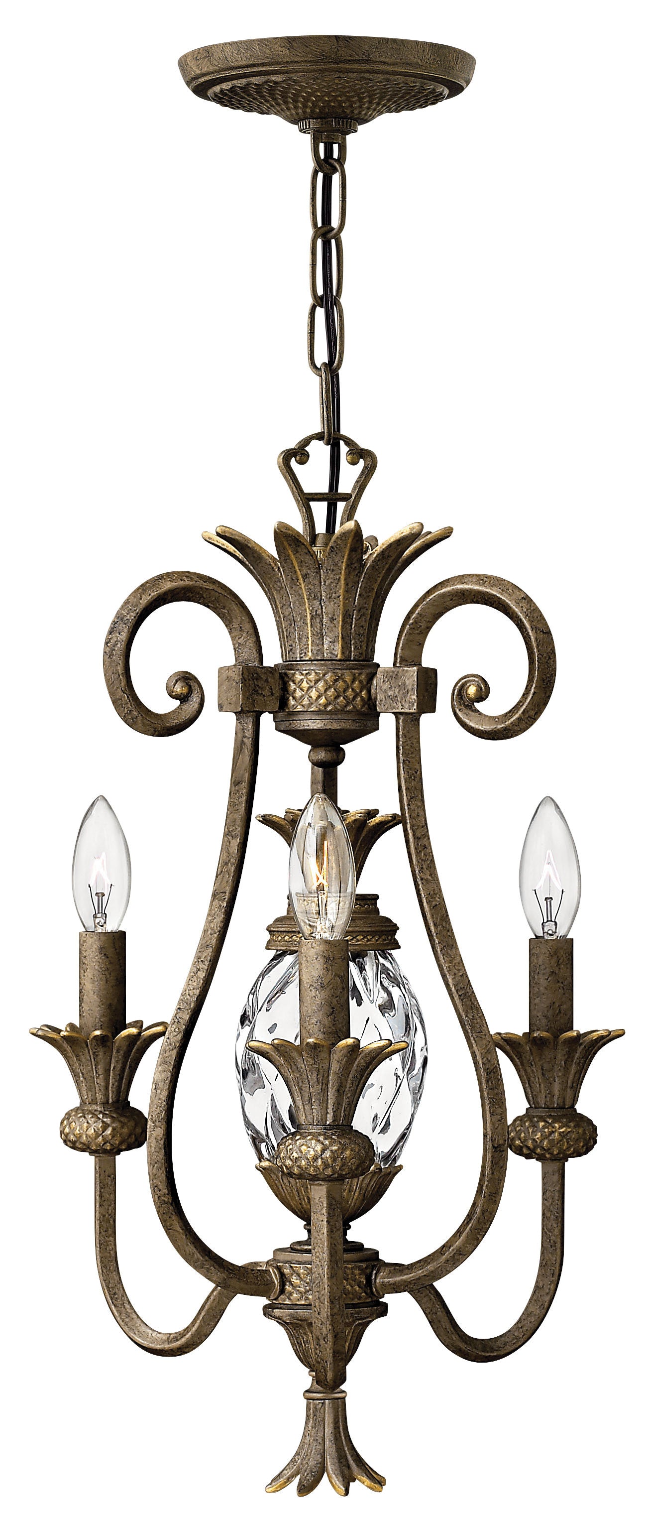 PLANTATION Chandelier Bronze - 4103PZ | HINKLEY