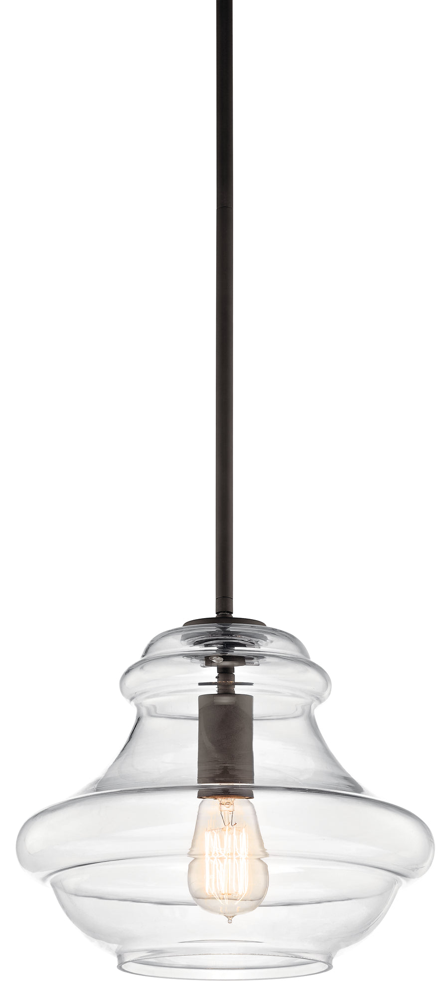 EVERLY Suspension simple Bronze - 42044OZ | KICHLER