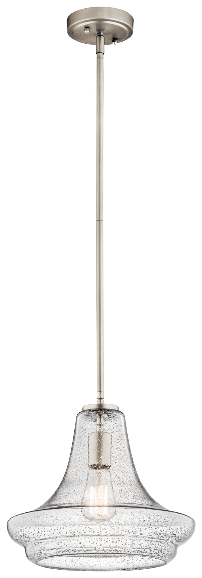 EVERLY Suspension simple Nickel - 42328NICS | KICHLER