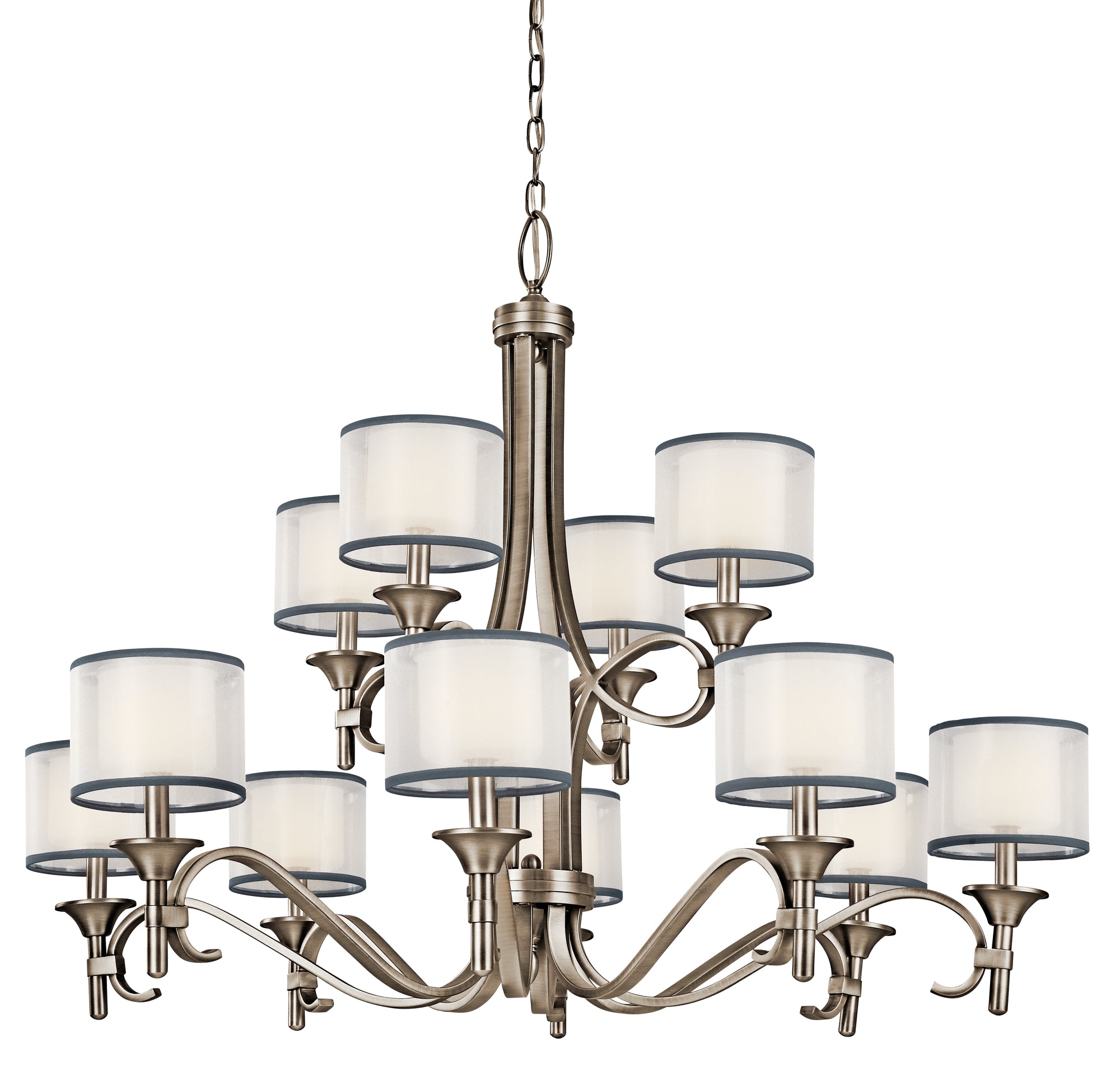 LACEY Chandelier Gris - 42383AP | KICHLER
