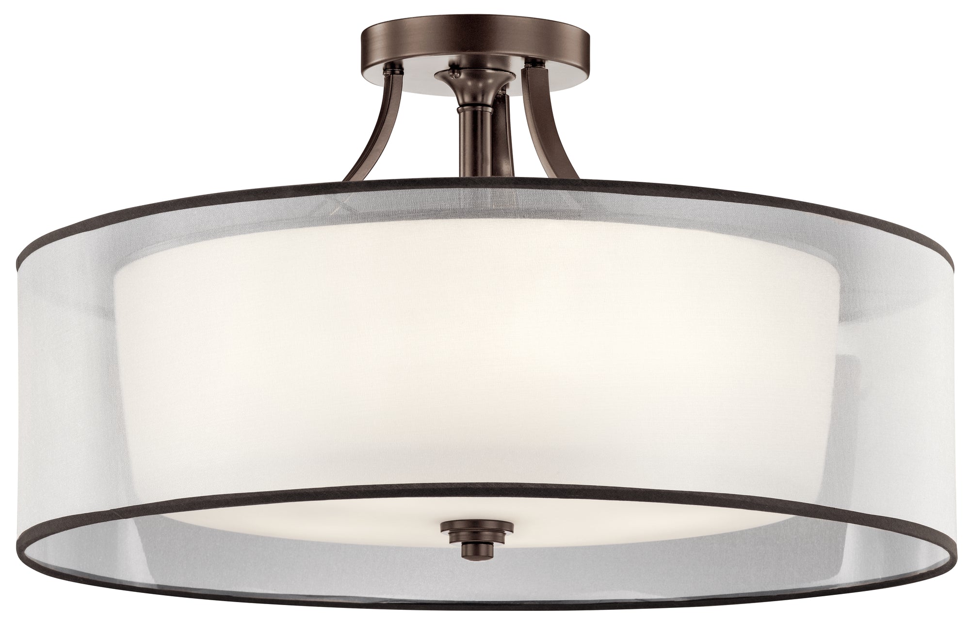 LACEY Semi plafonnier Bronze - 42399MIZ | KICHLER