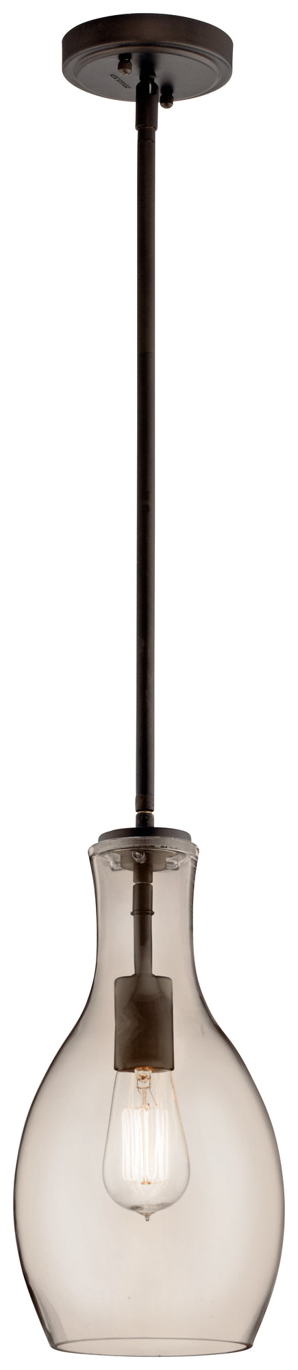 EVERLY Suspension simple Bronze - 42456OZCP | KICHLER