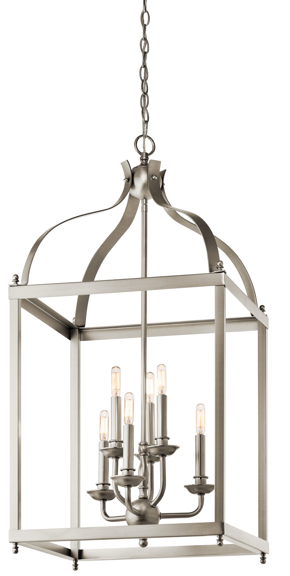 LARKIN Chandelier Nickel - 42568NI | KICHLER