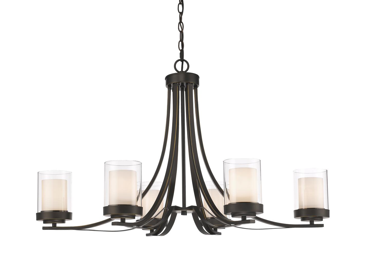 WILLOW Chandelier Bronze - 426-6-OB | Z-LITE