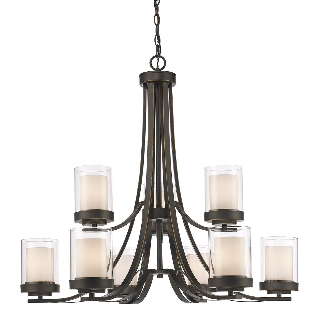 WILLOW Chandelier Bronze - 426-9-OB | Z-LITE