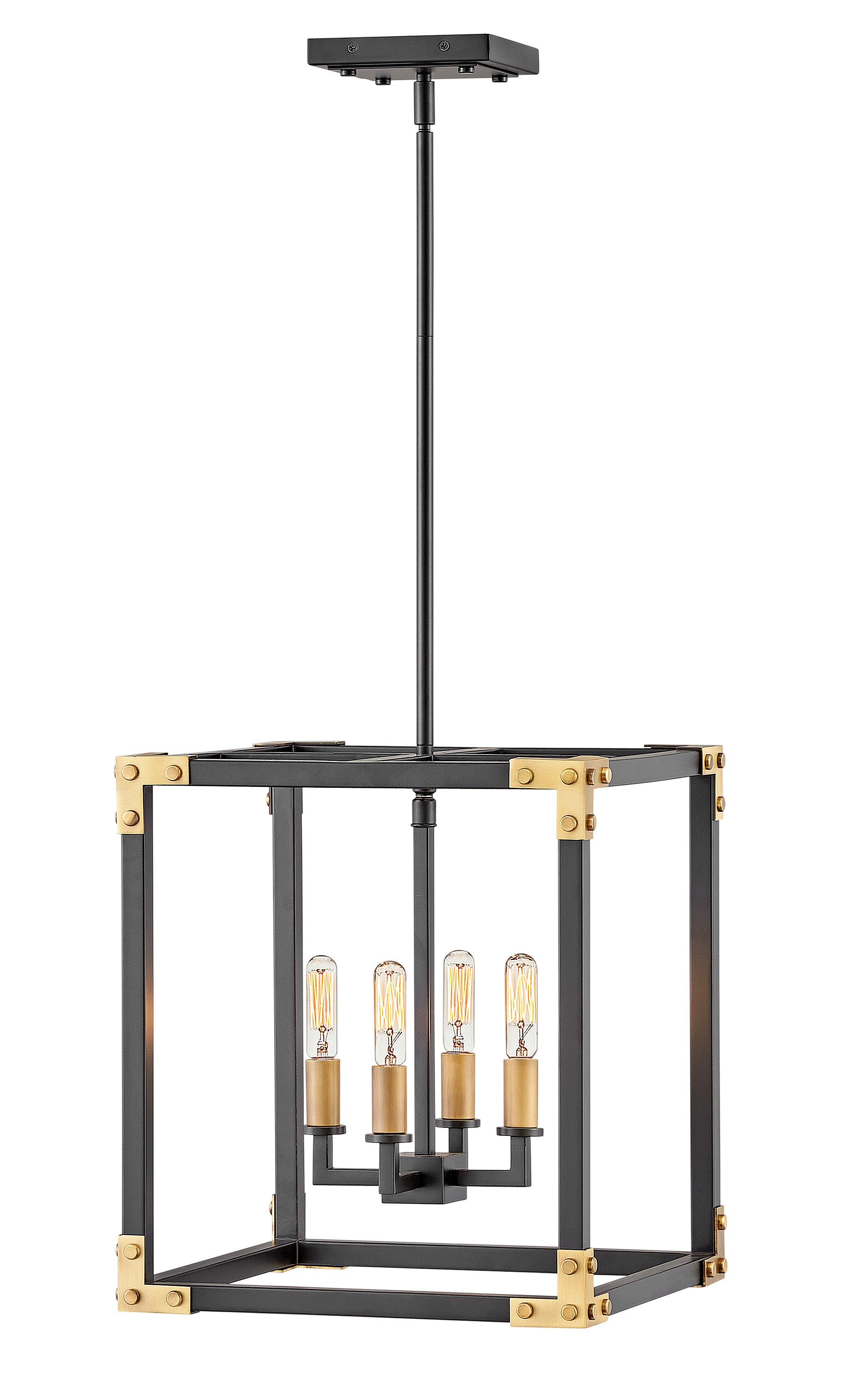 LOUIS Chandelier Noir - 4294SK | HINKLEY
