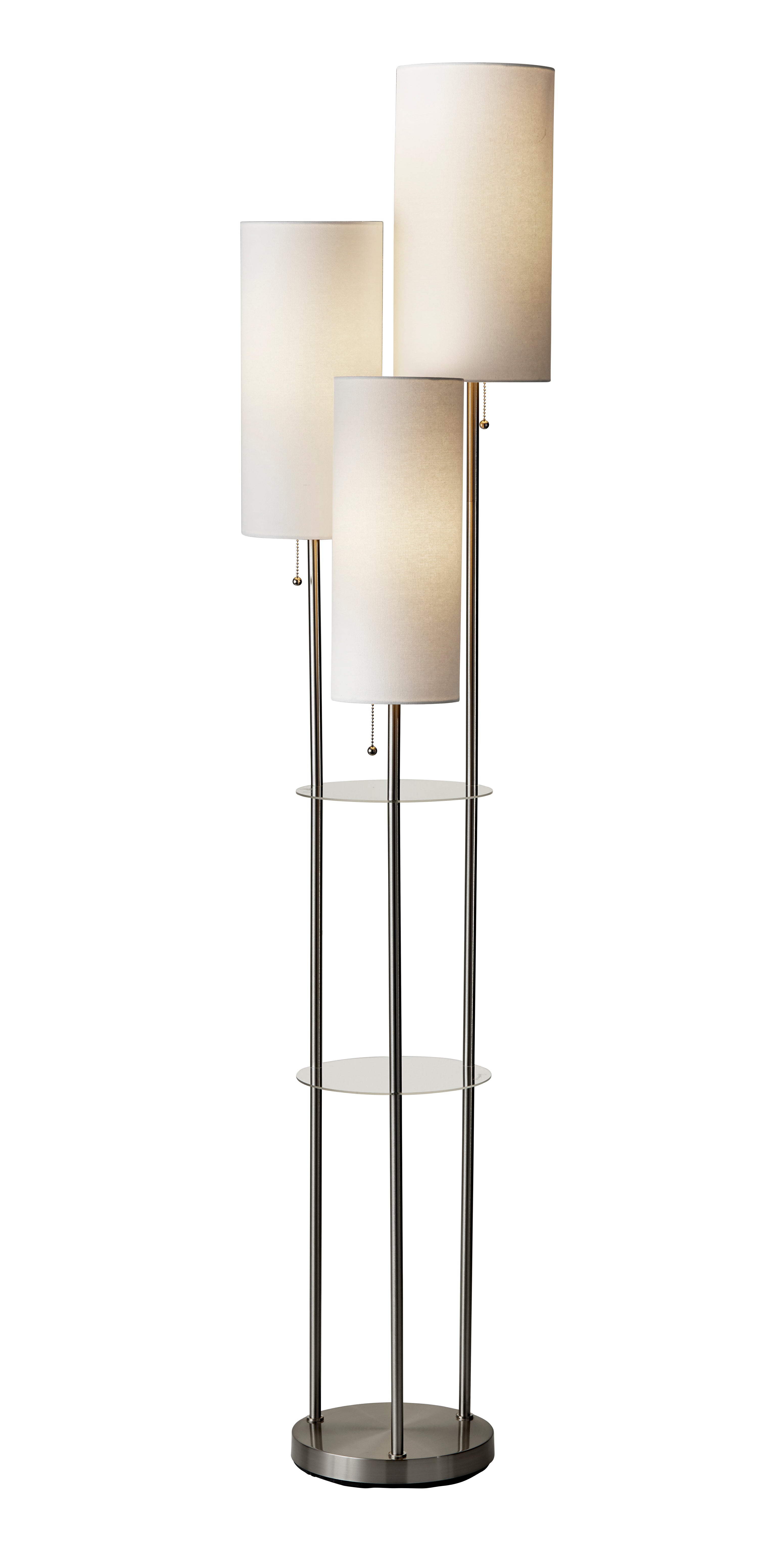 HAVANA Lampe sur pied Nickel - 4305-22 | ADESSO